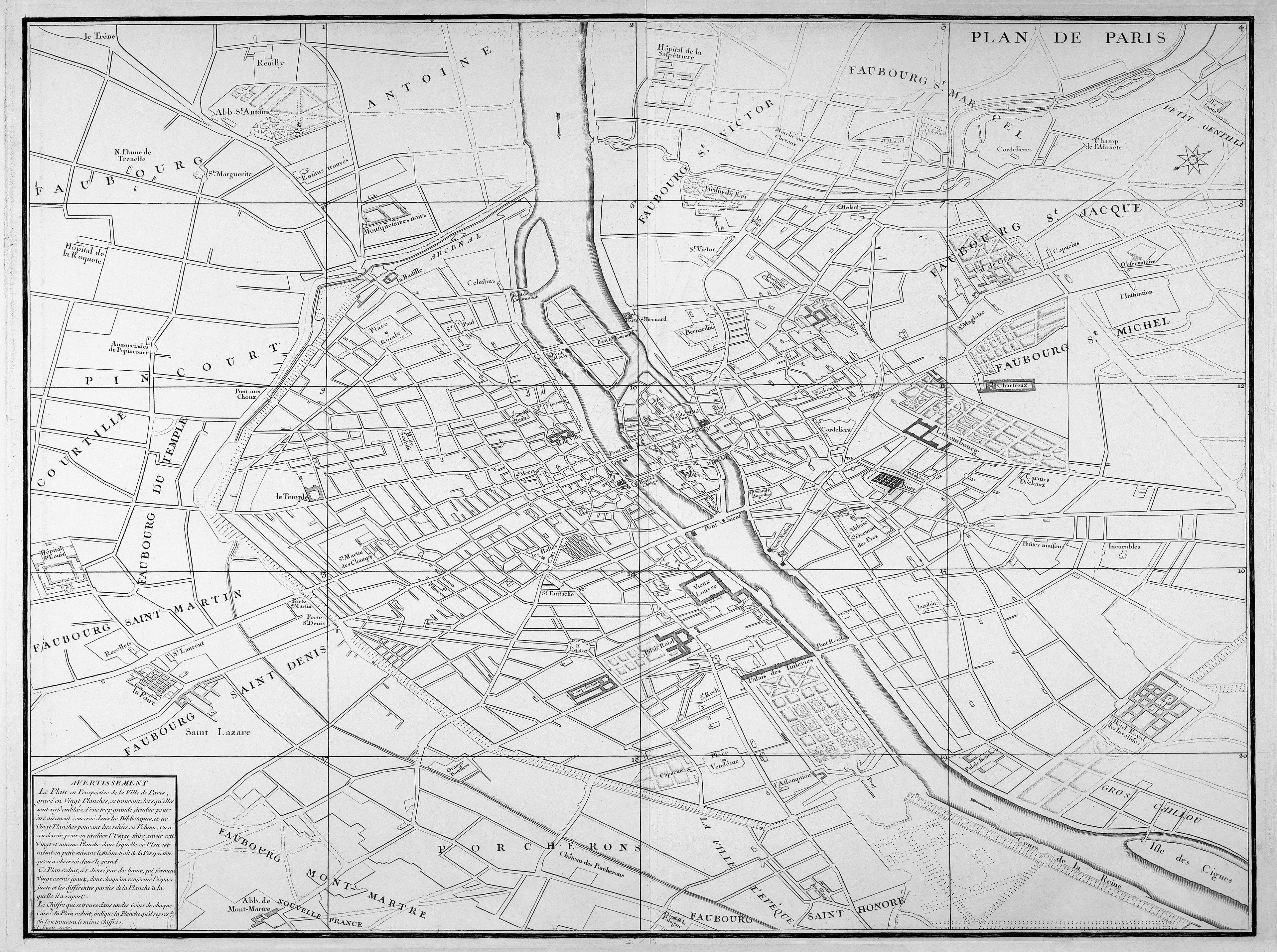 The Map That Froze Paris in Time: The Plan de Turgot, 1734–1739