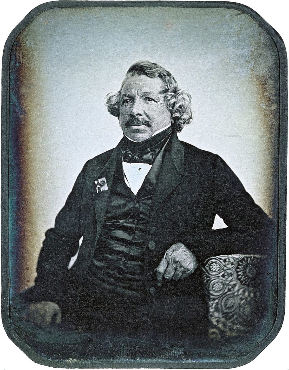 Louis Daguerre, daguerreotype portrait, 1844