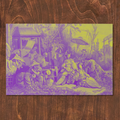 La Chinoiserie Violet Paper Placemat (Pad of 25)