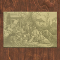 La Chinoiserie Fawn Paper Placemat (Pad of 25)