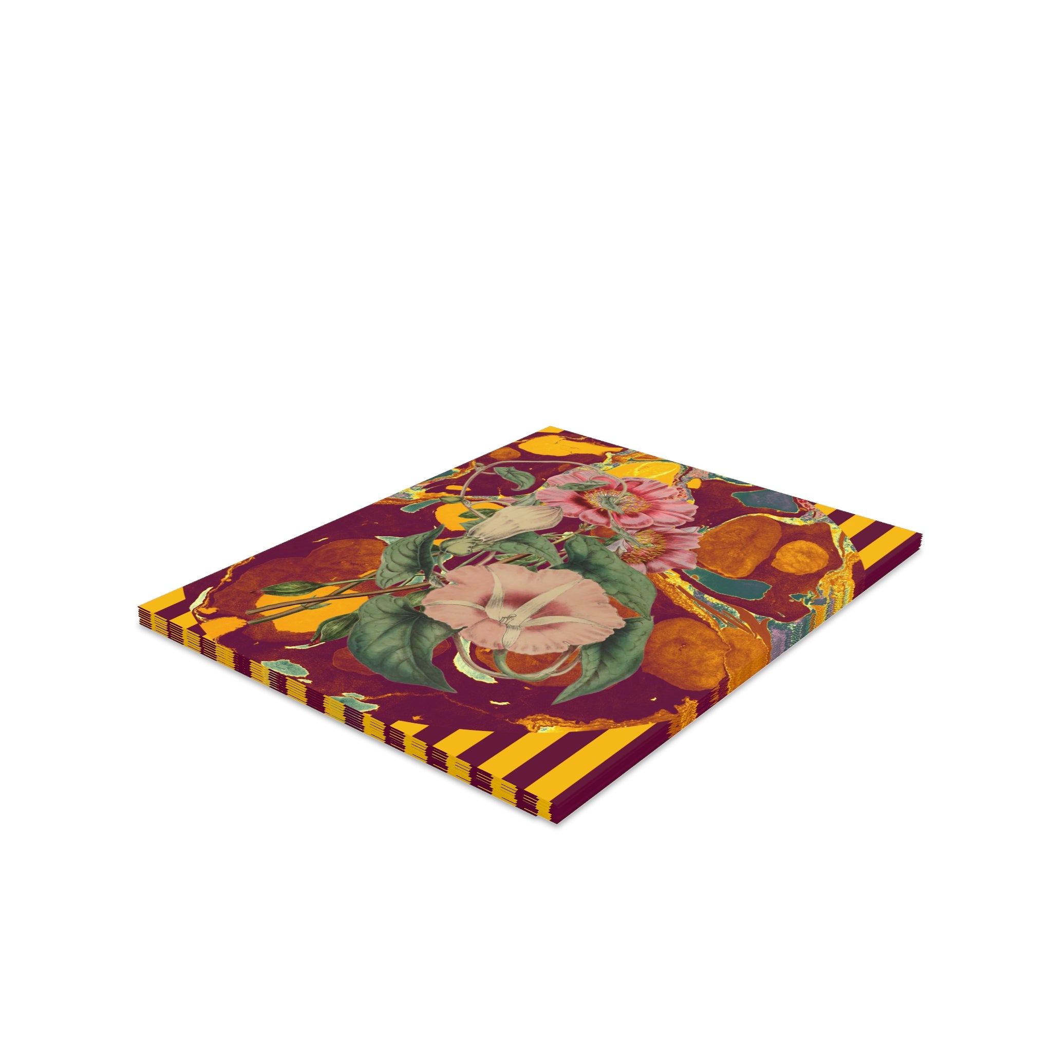 Les Fleurs Marigold Vintage Greeting Cards — Pack of 8/16/24