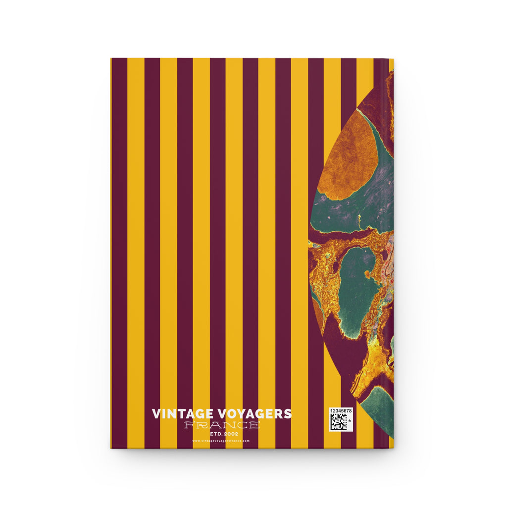 Les Fleurs Marigold Hardcover Journal — Vintage Botanical Notebook