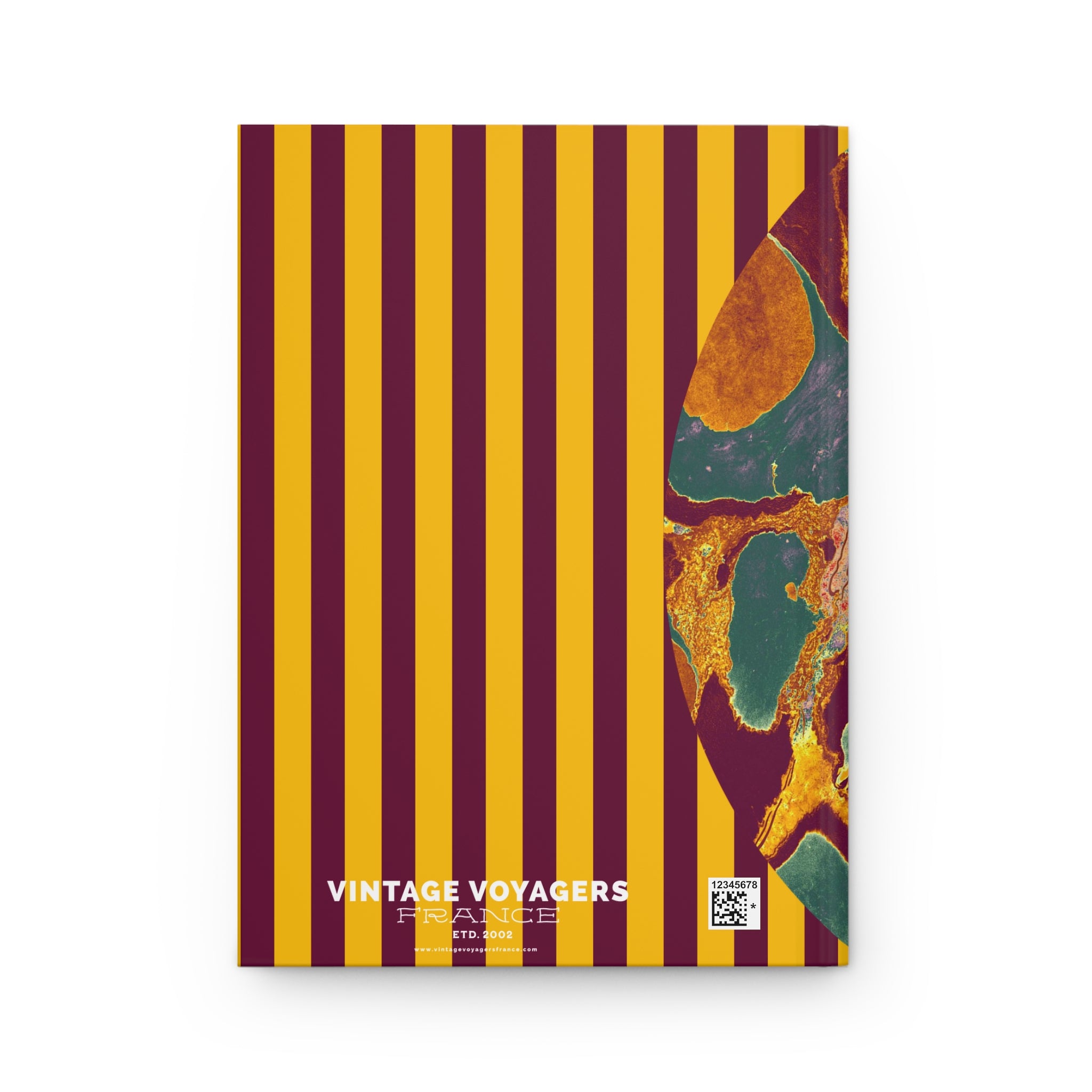 Les Fleurs Marigold Hardcover Journal — Vintage Botanical Notebook