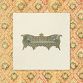 Les Meubles Canapé paper napkin printed with a vintage French canapé settee illustration
