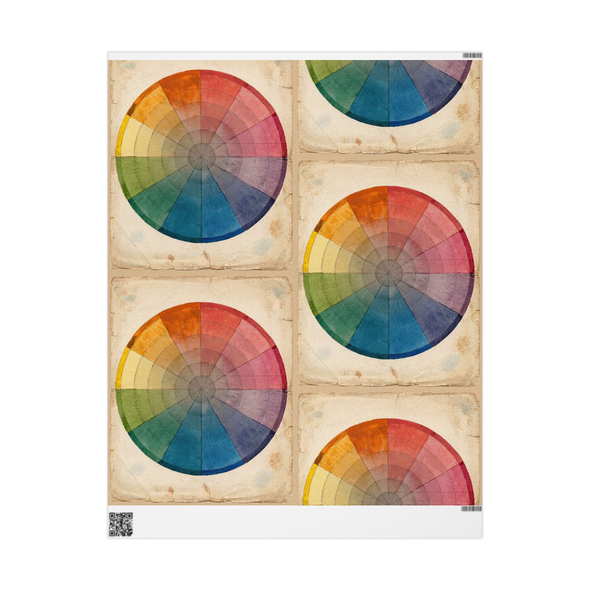 Color Wheel Matte Wrap Paper