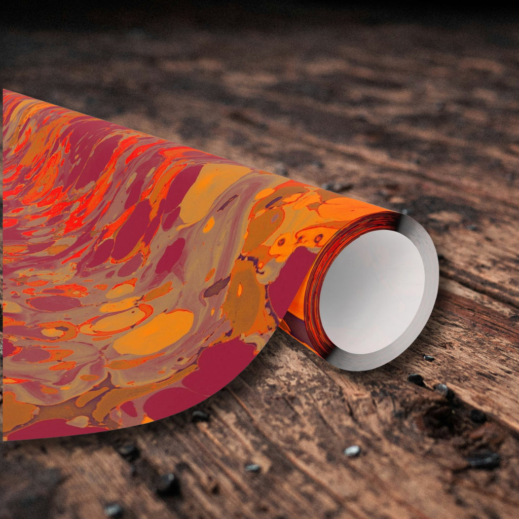 Les Fleur Chrimson Marble Gift Wrap