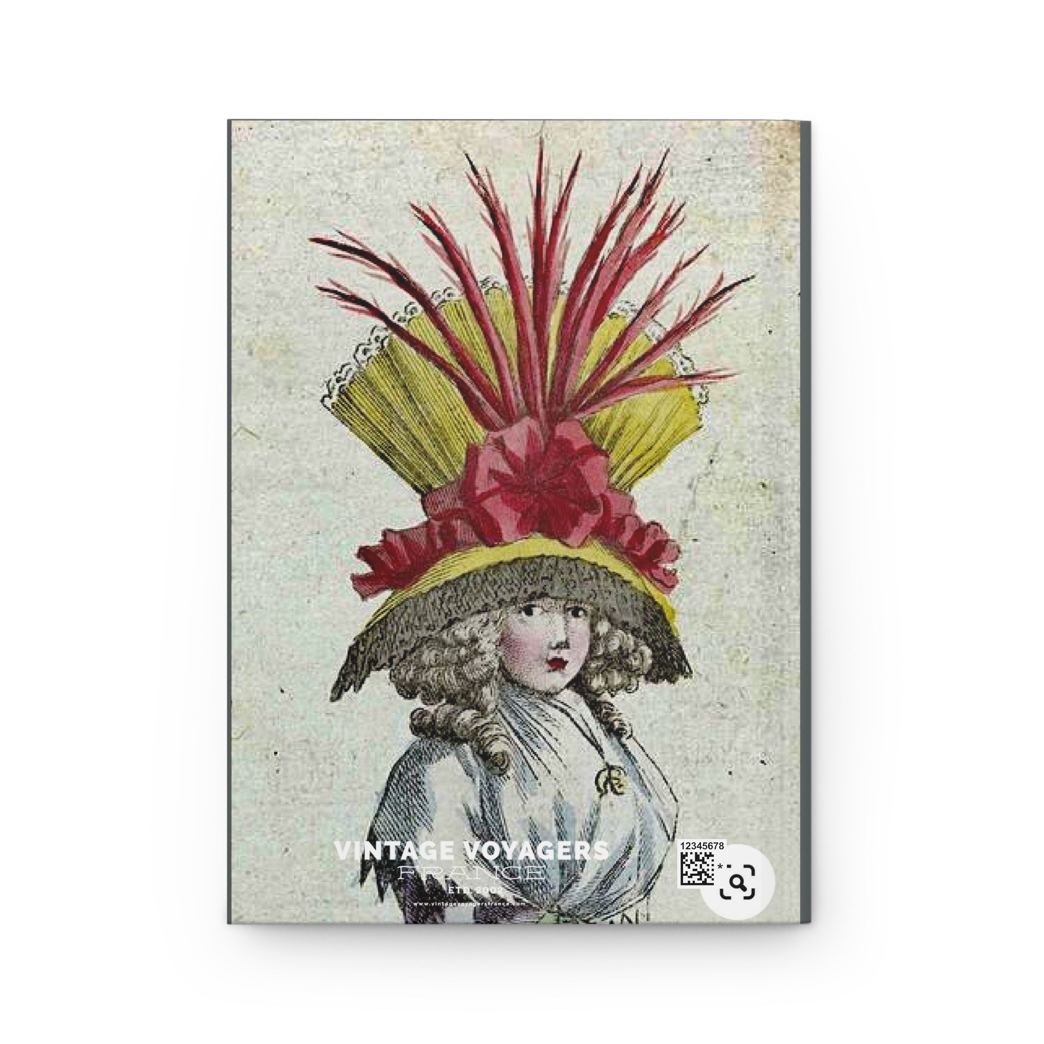 Lady Hardcover Journal – Vintage Fashion Illustration Notebook