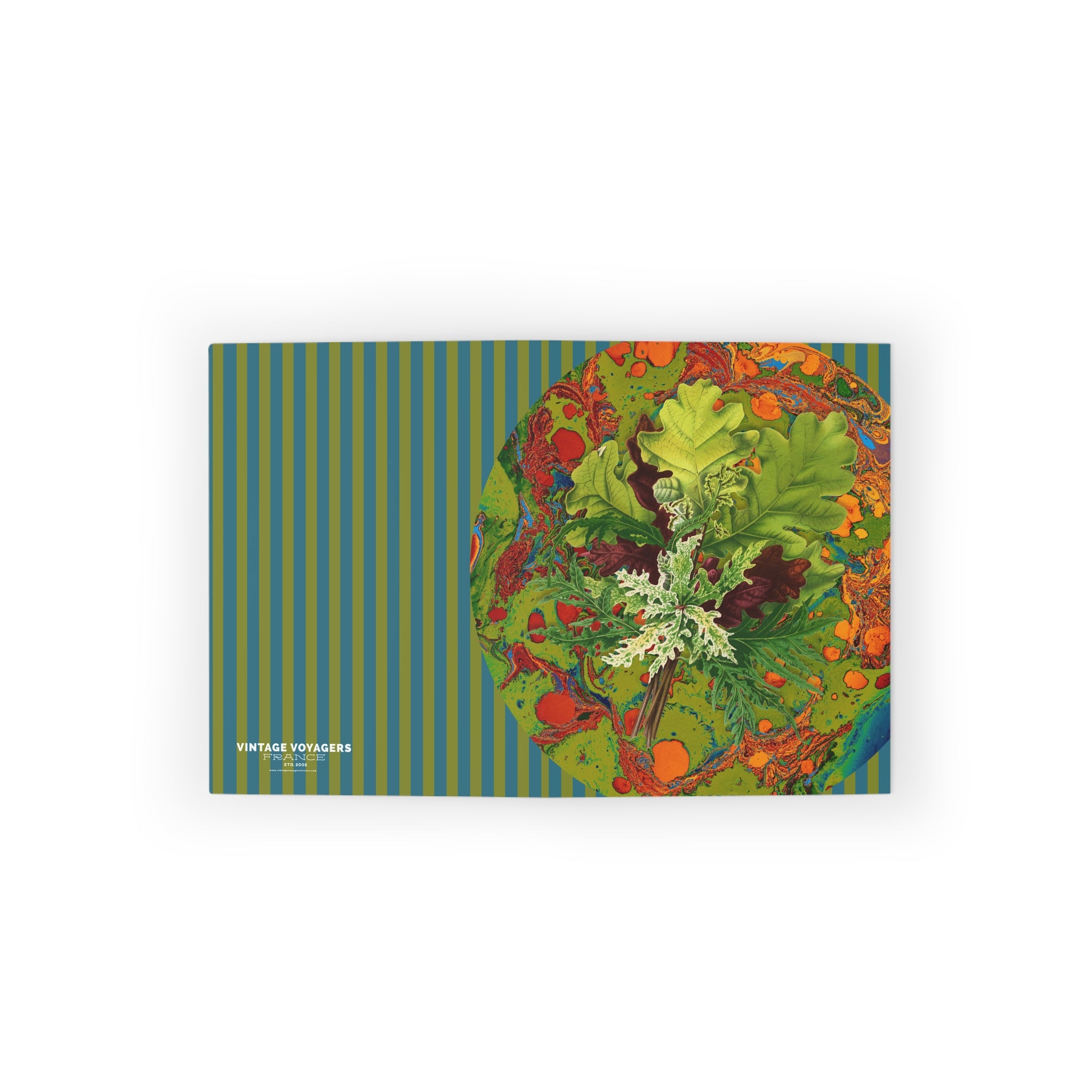 Les Fleurs Leaves Greeting Cards — Blank Note Cards (8/16/24 pcs)