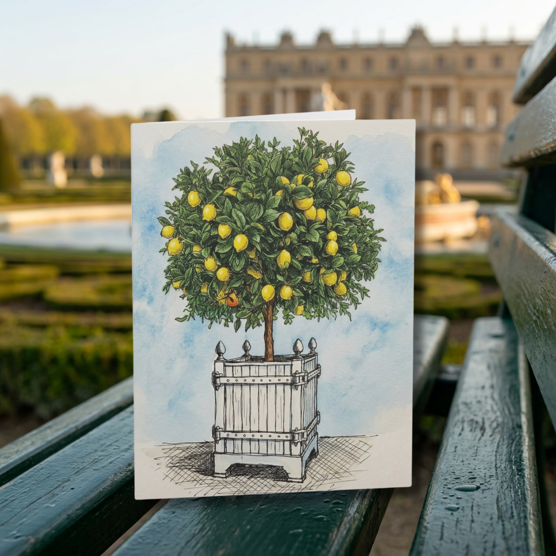Versailles Lemon Card
