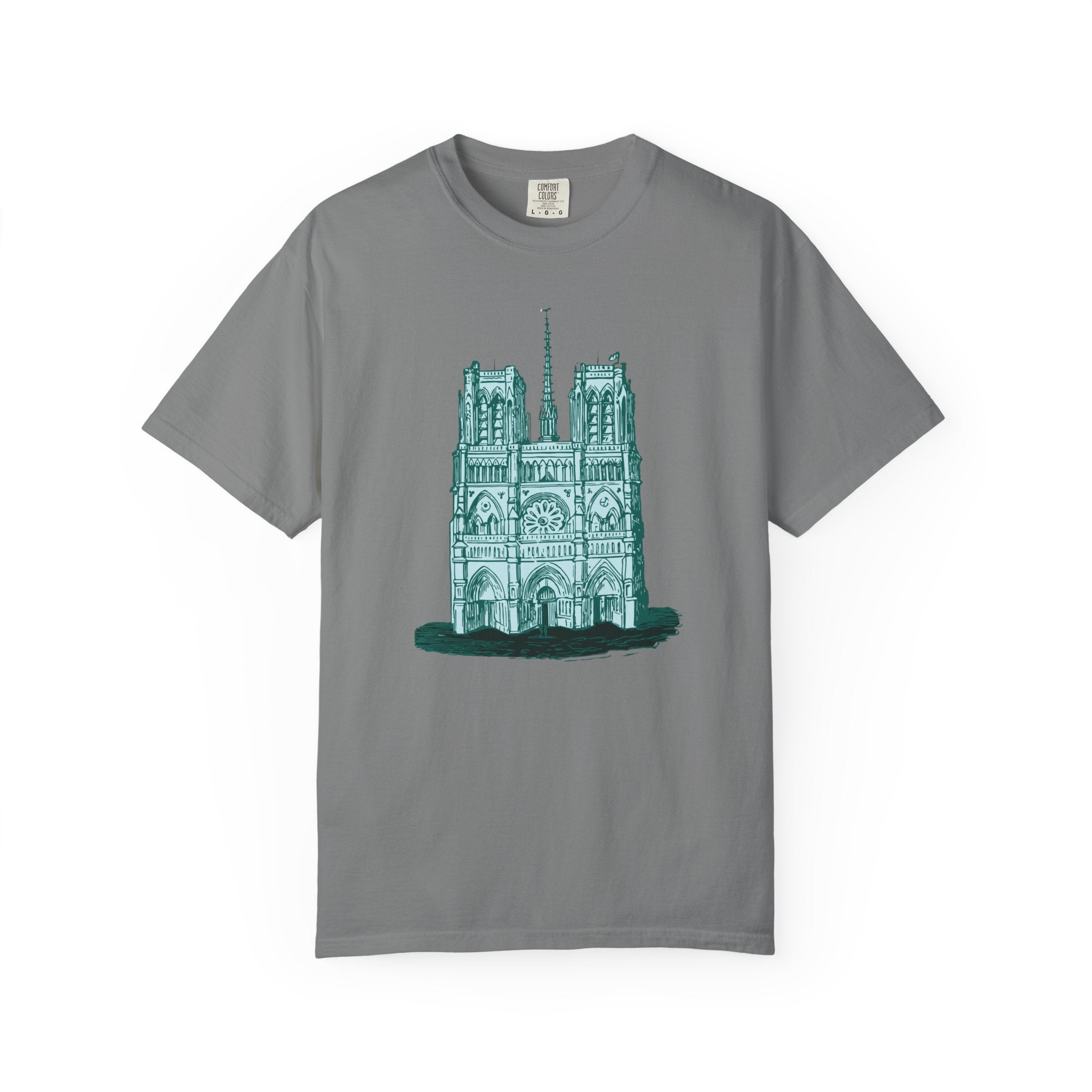 Notre Dame Green Unisex Garment-Dyed T-shirt