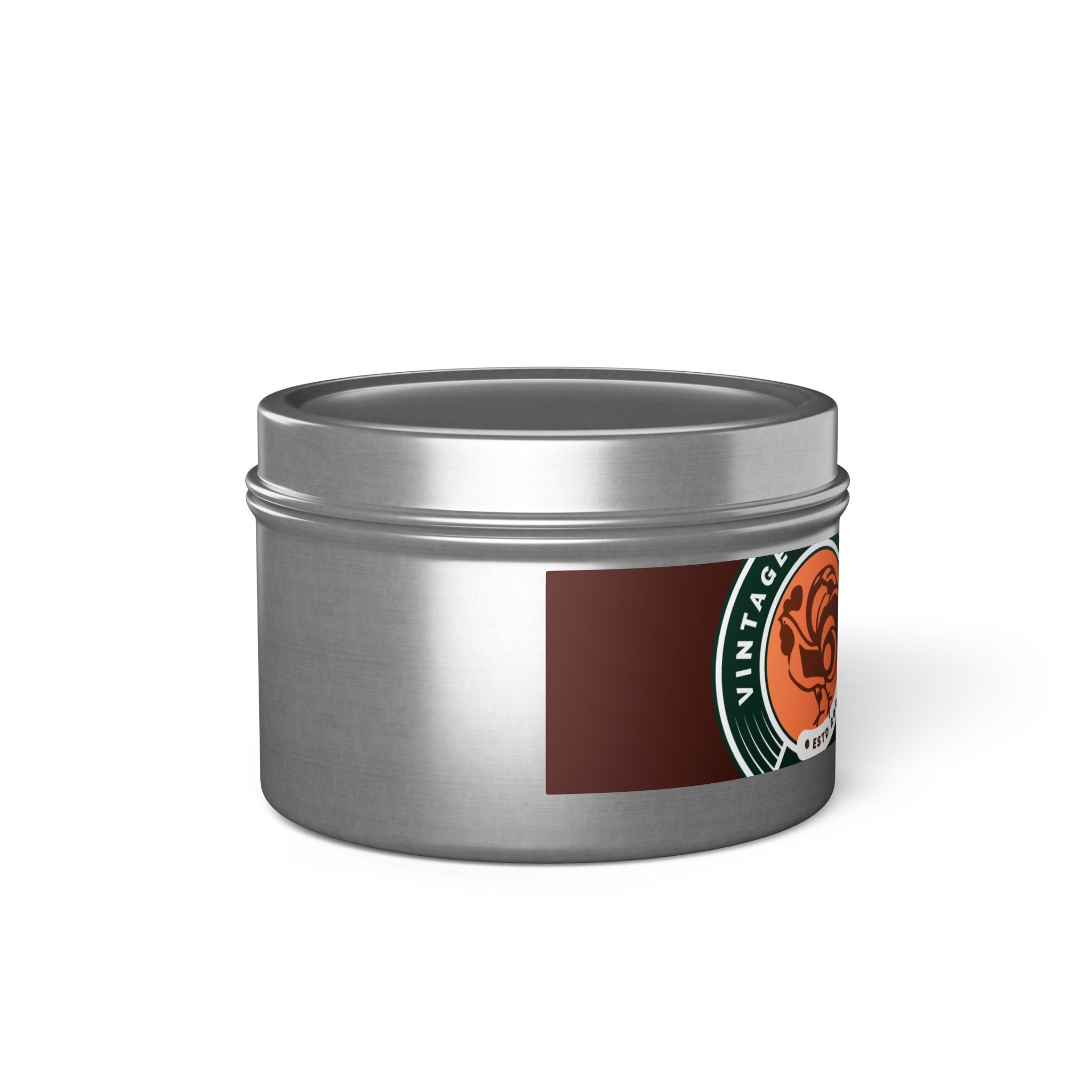 Evergreen Vintage Tin Candle – Woodsy Scented Travel Candle