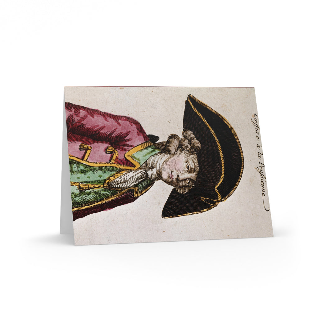 Vintage Dandy Costume Greeting Cards (8/16/24 Pack)