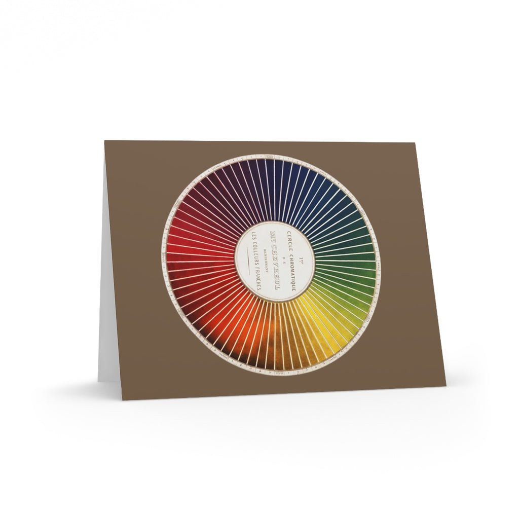 Chromatique Color Wheel Greeting Cards — Blank Notecard Set (8/16/24 pcs)