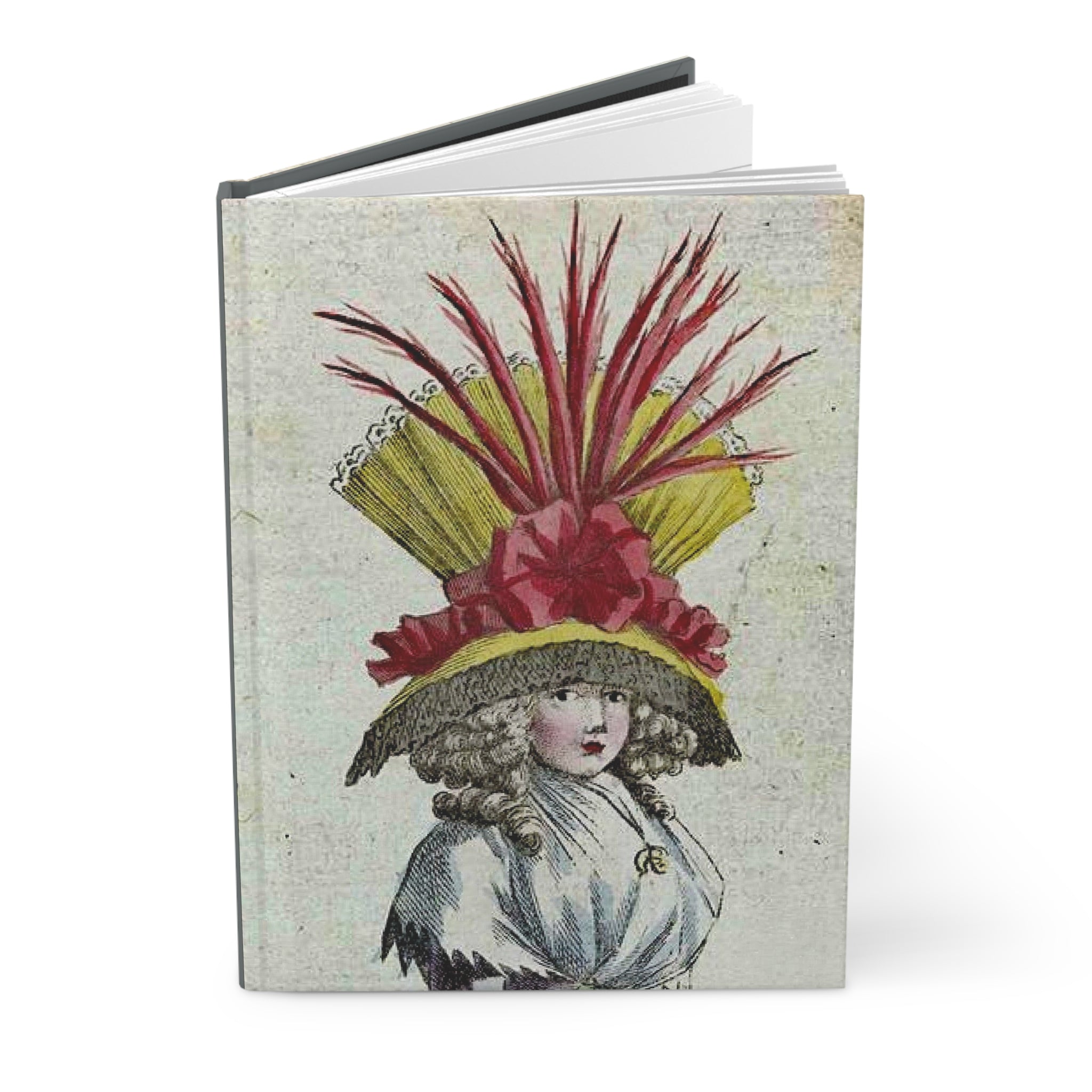 Lady Hardcover Journal – Vintage Fashion Illustration Notebook