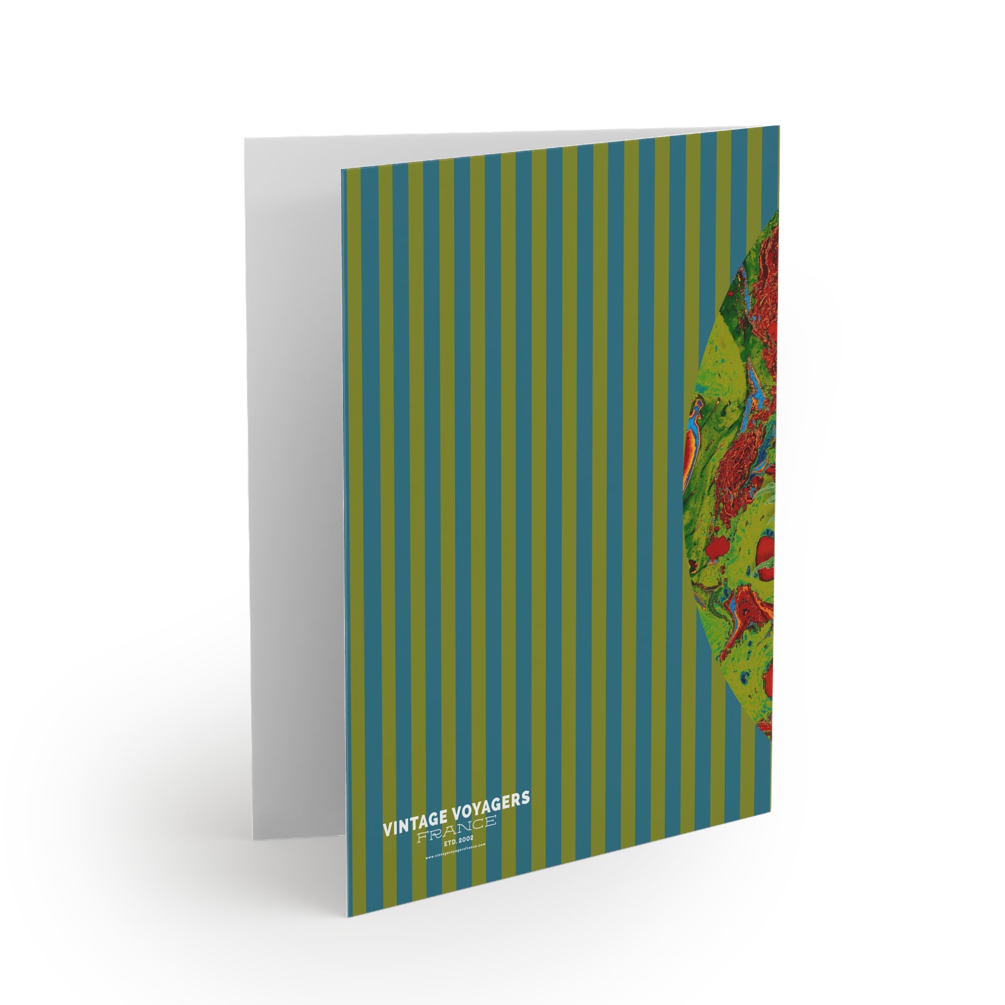 Les Fleurs Leaves Greeting Cards — Blank Note Cards (8/16/24 pcs)