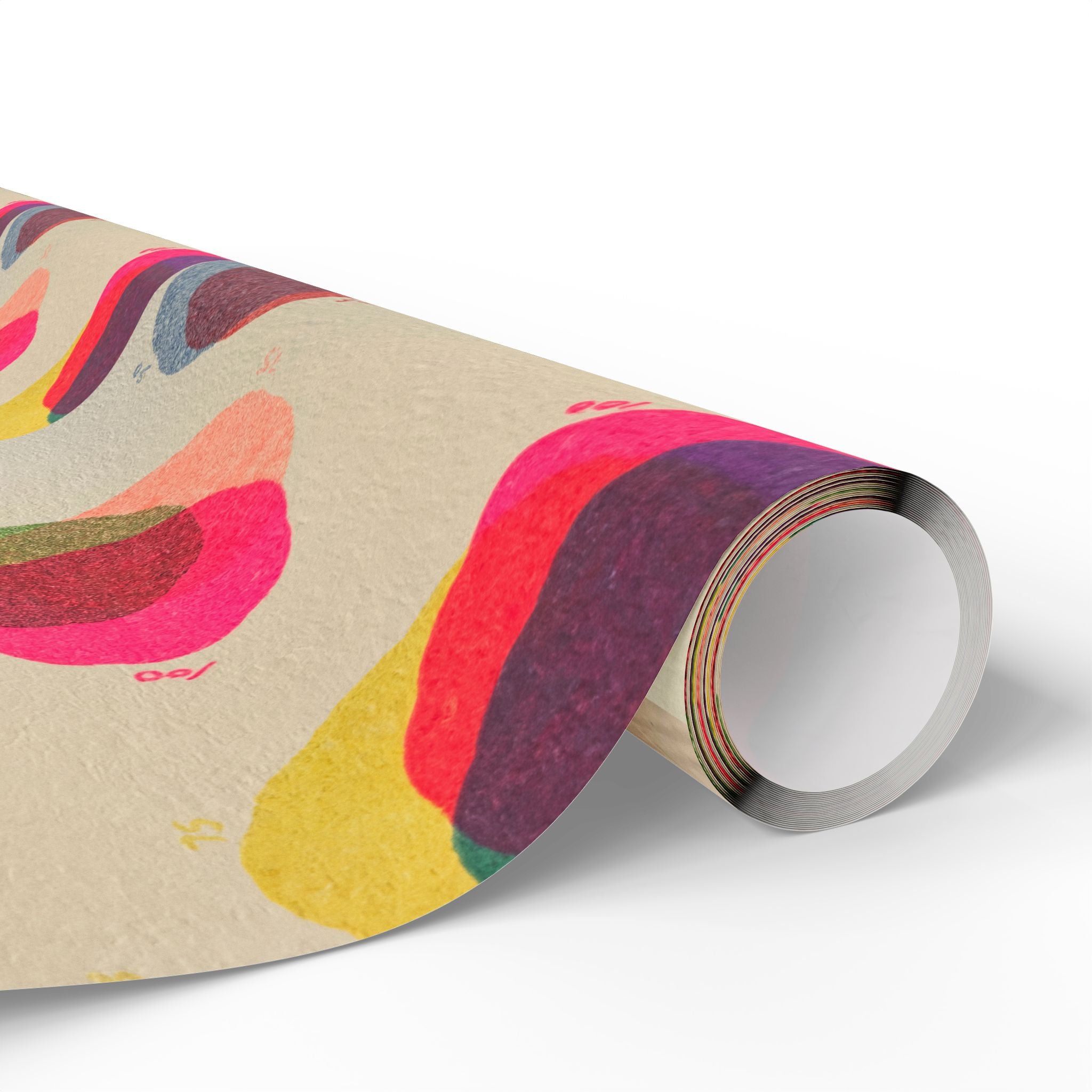 Vintage Color Study Polka Dot Wrap Paper