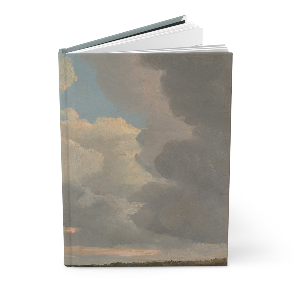 French Cloudscape Hardcover Journal — Matte Sky Art Notebook for Writing & Reflection