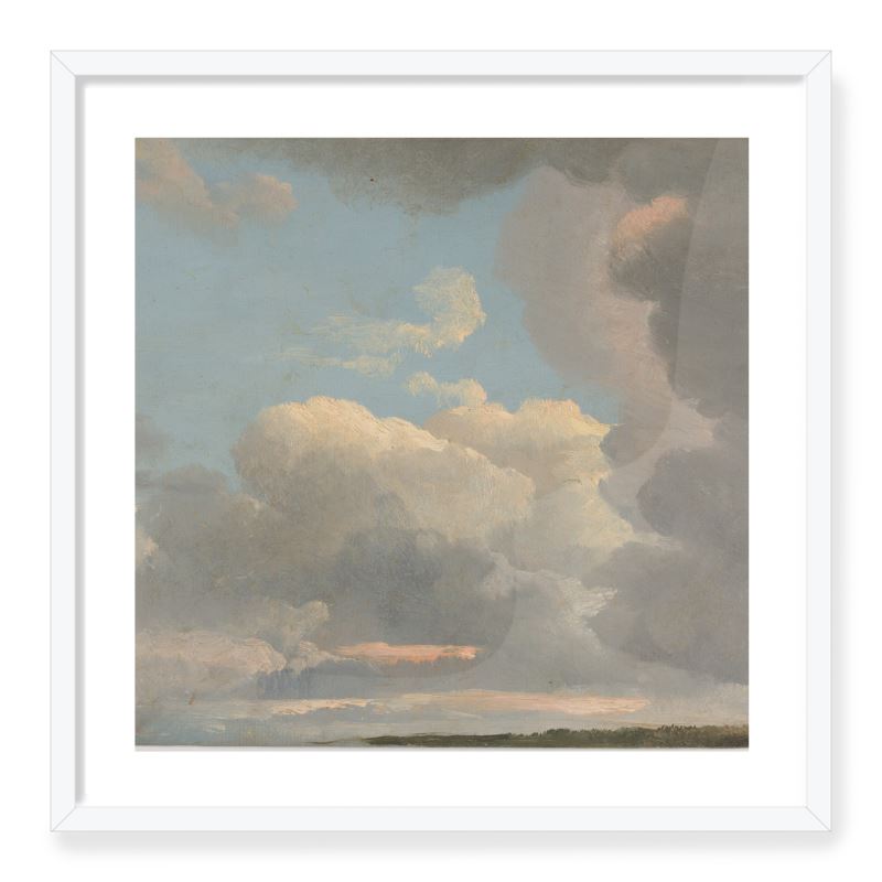 French Cloudscape Framed Art Print