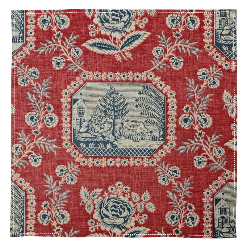 Vintage French Textile Napkins