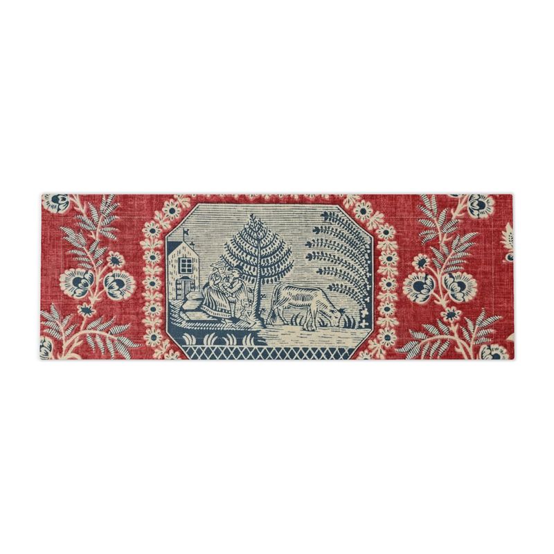Vintage French Textile Table Runner