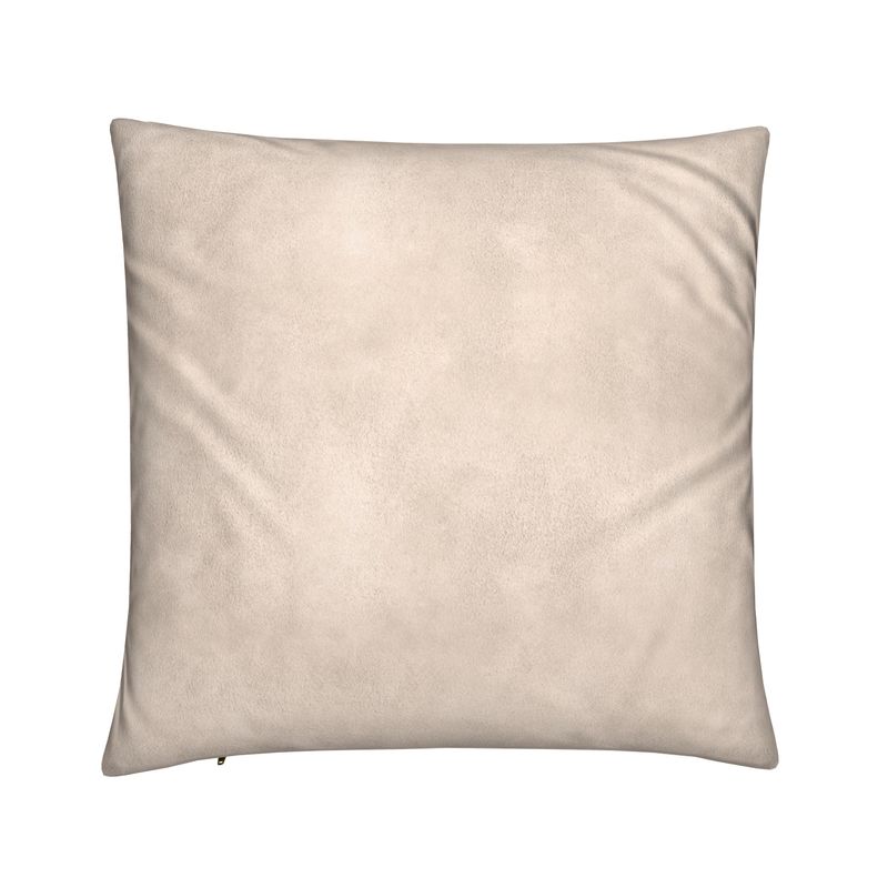 Beige pillow on a white background