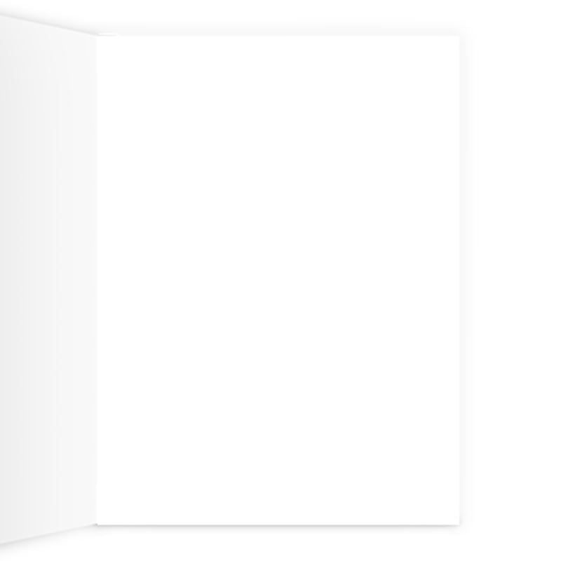 8 ¼" x 11 ¾'' Greeting Card