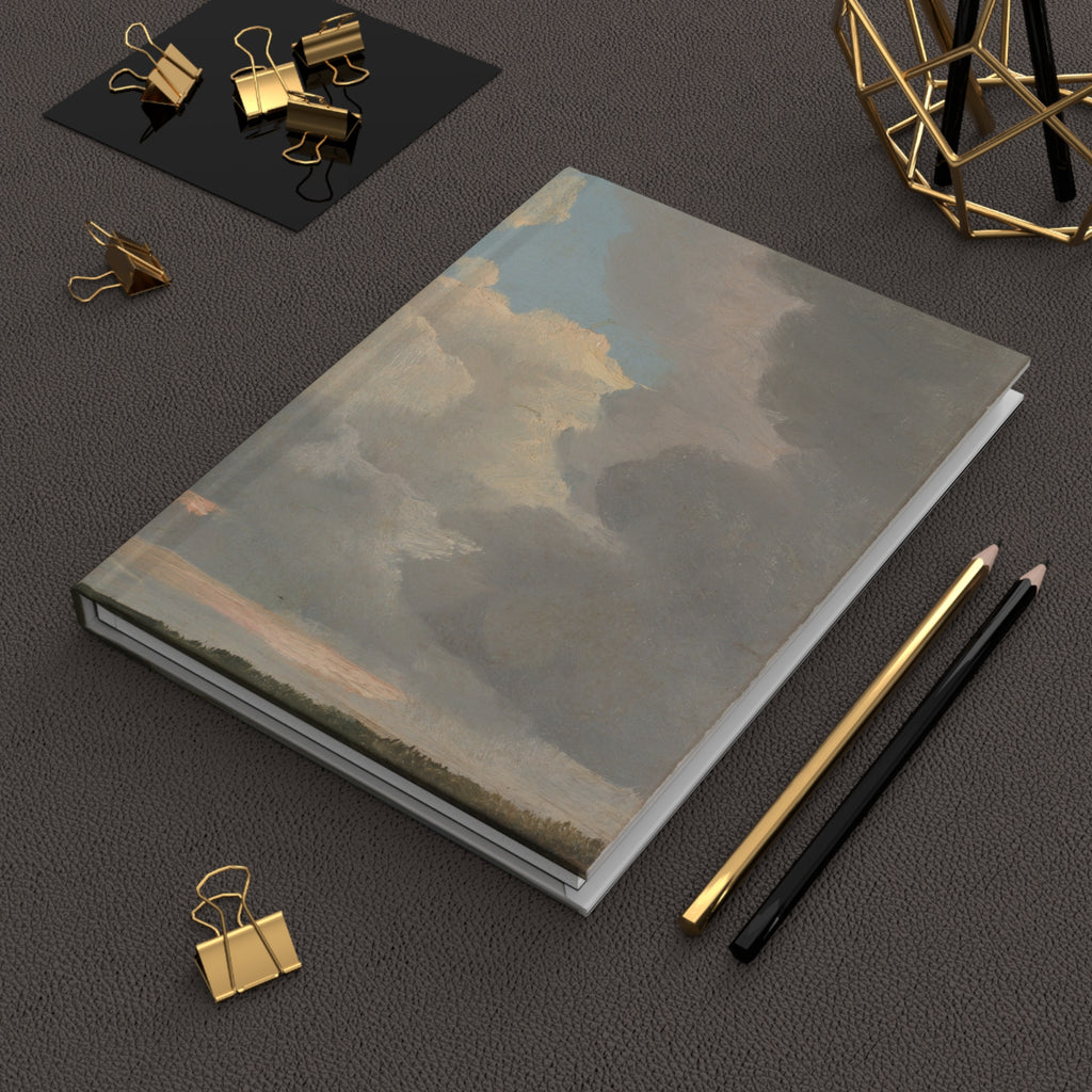 French Cloudscape Hardcover Journal — Matte Sky Art Notebook for Writing & Reflection