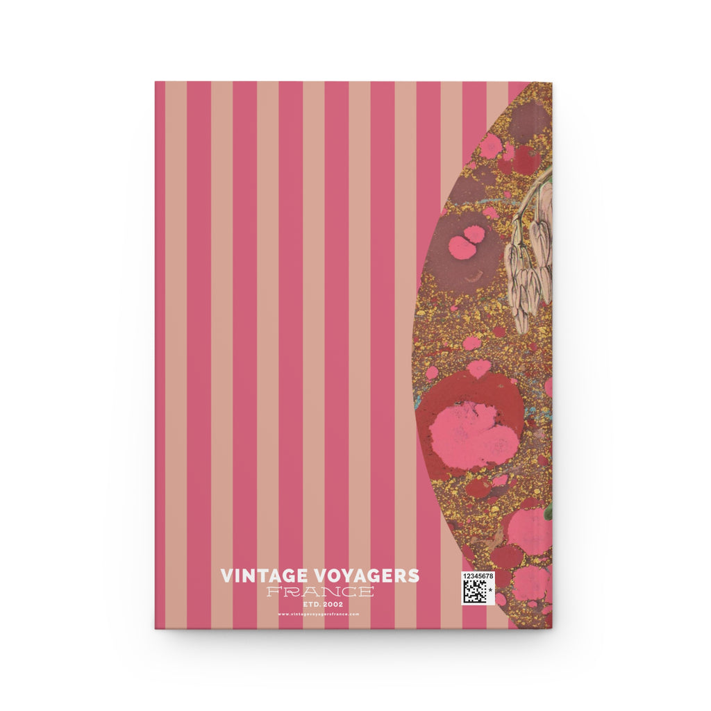 Les Fleurs Azalea Vintage Hardcover Journal — Azalea Botanical Notebook