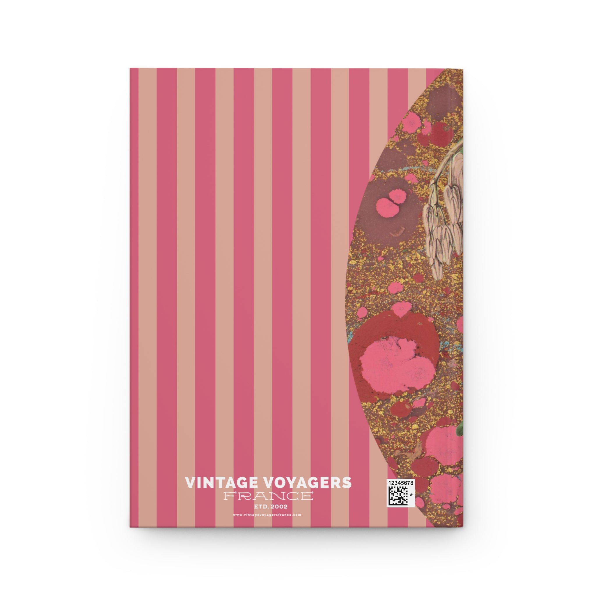 Les Fleurs Azalea Vintage Hardcover Journal — Azalea Botanical Notebook