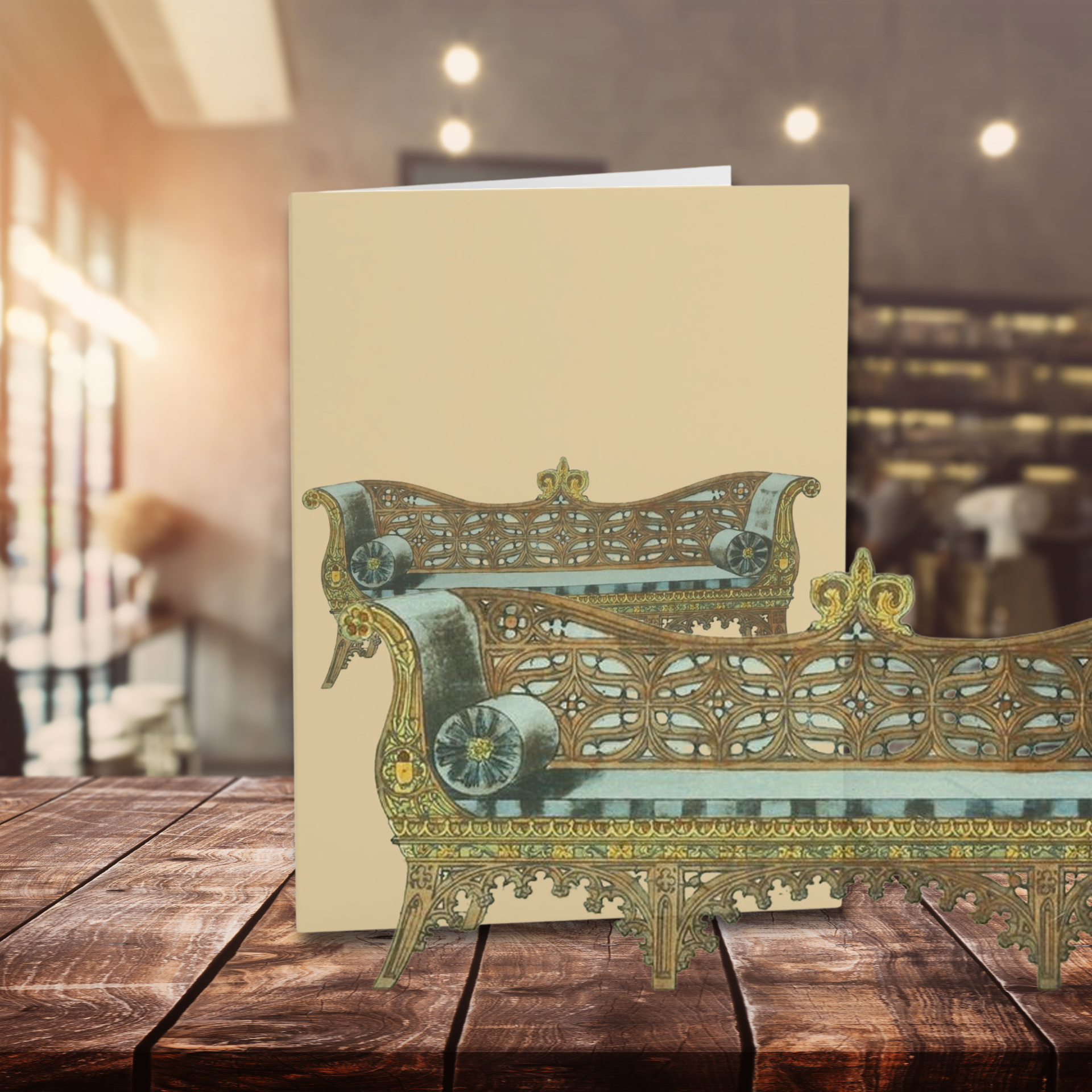 Canape Greeting Card
