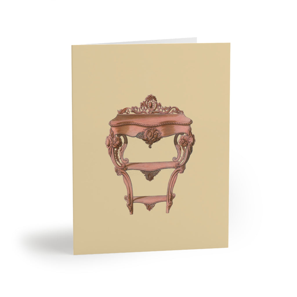 Fête du Thé Console Greeting Cards — Blank Note Cards (8/16/24)