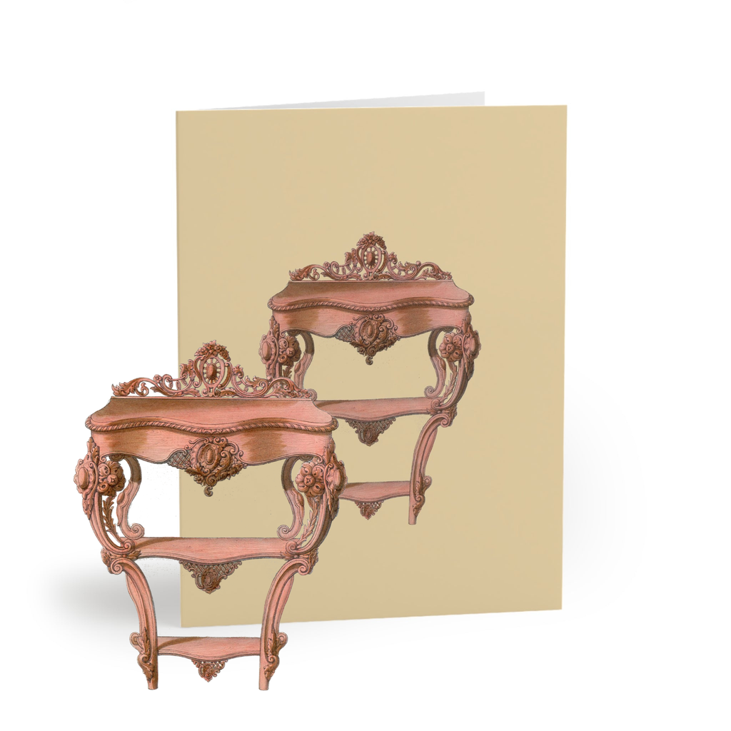 Console Greeting Card Vintage Voyagers France