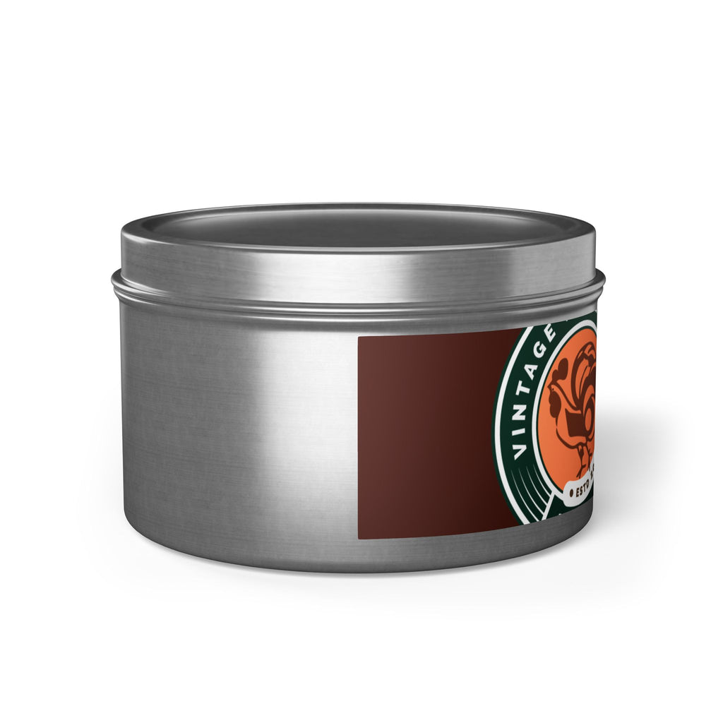 Evergreen Vintage Tin Candle – Woodsy Scented Travel Candle