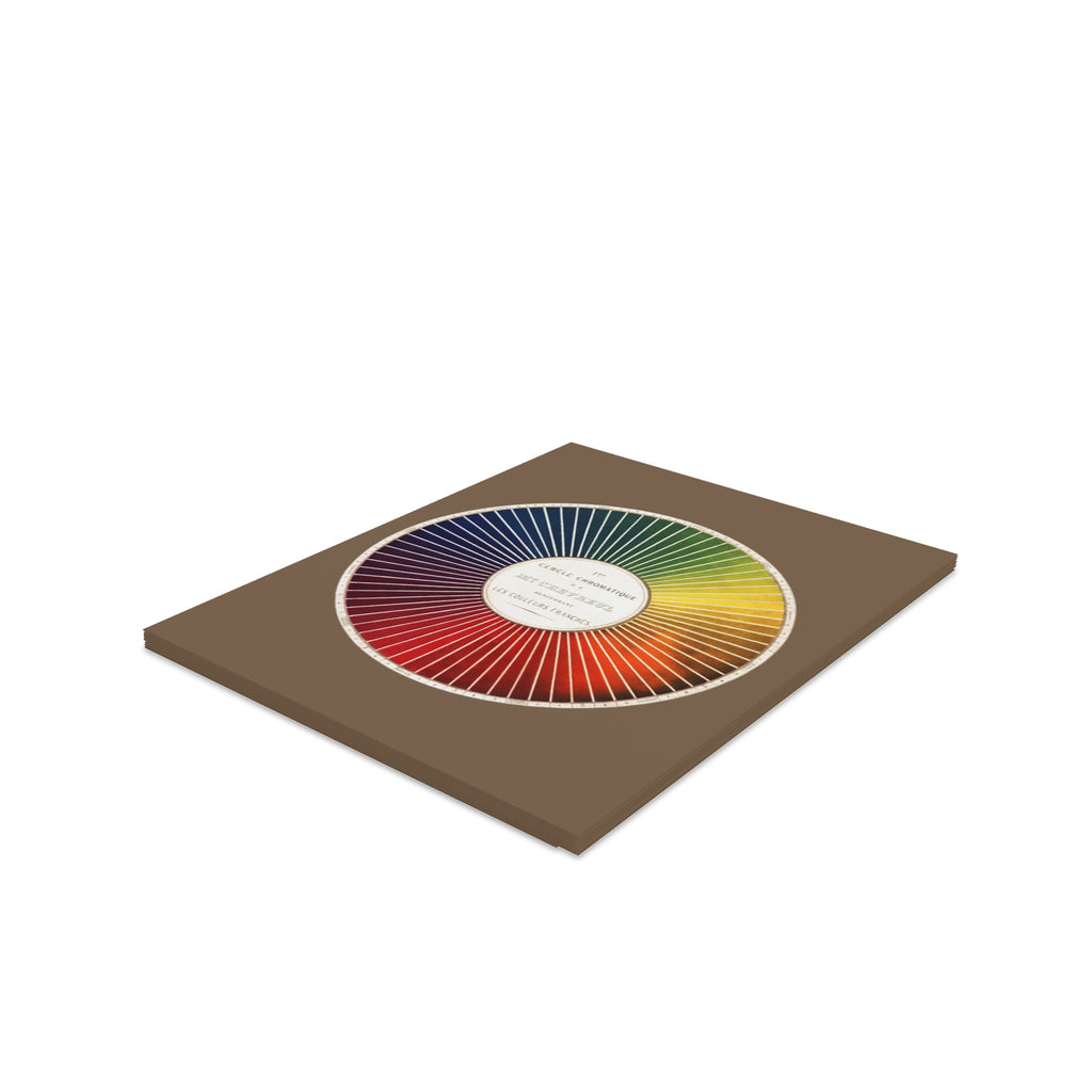 Chromatique Color Wheel Greeting Cards — Blank Notecard Set (8/16/24 pcs)