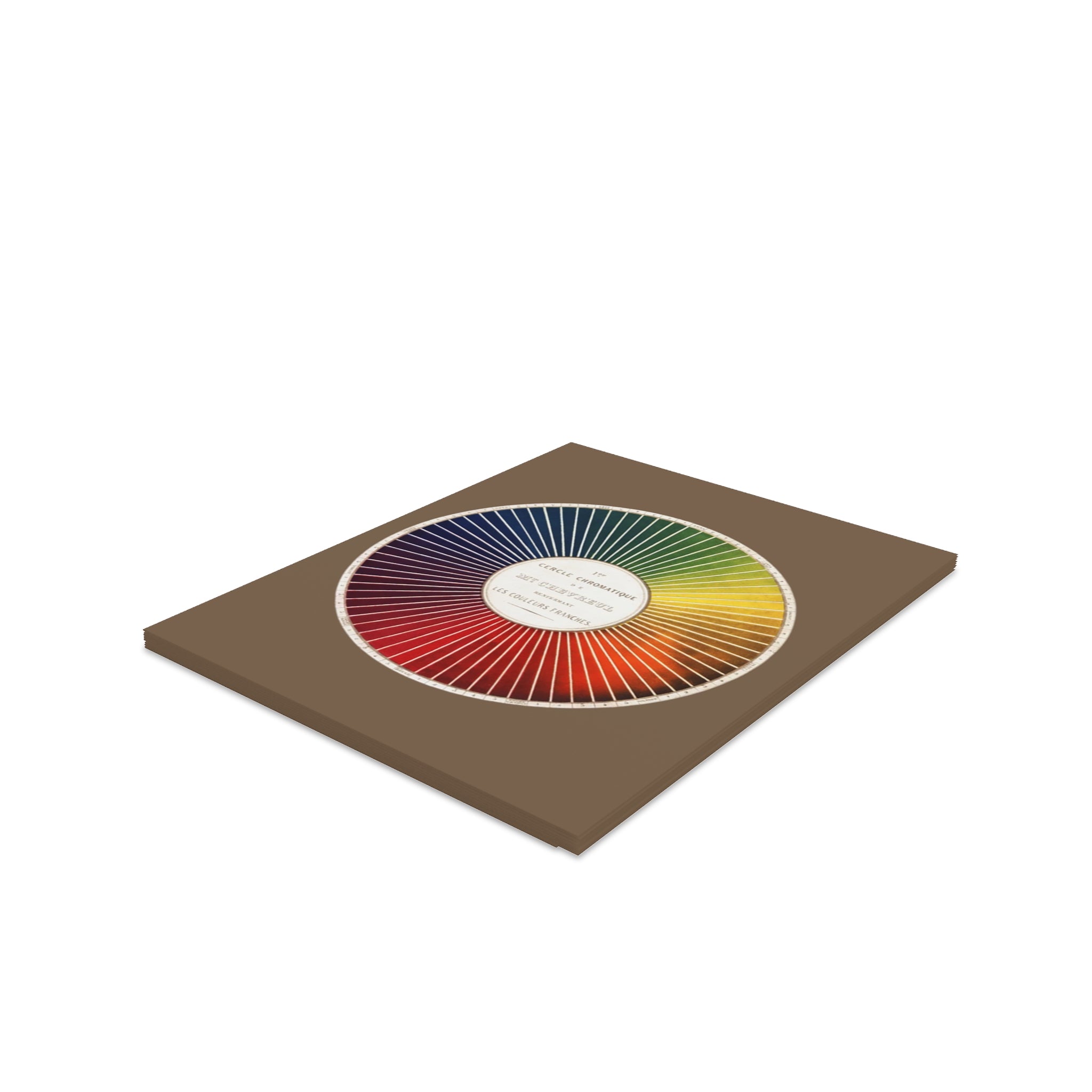 Chromatique Color Wheel Greeting Cards — Blank Notecard Set (8/16/24 pcs)