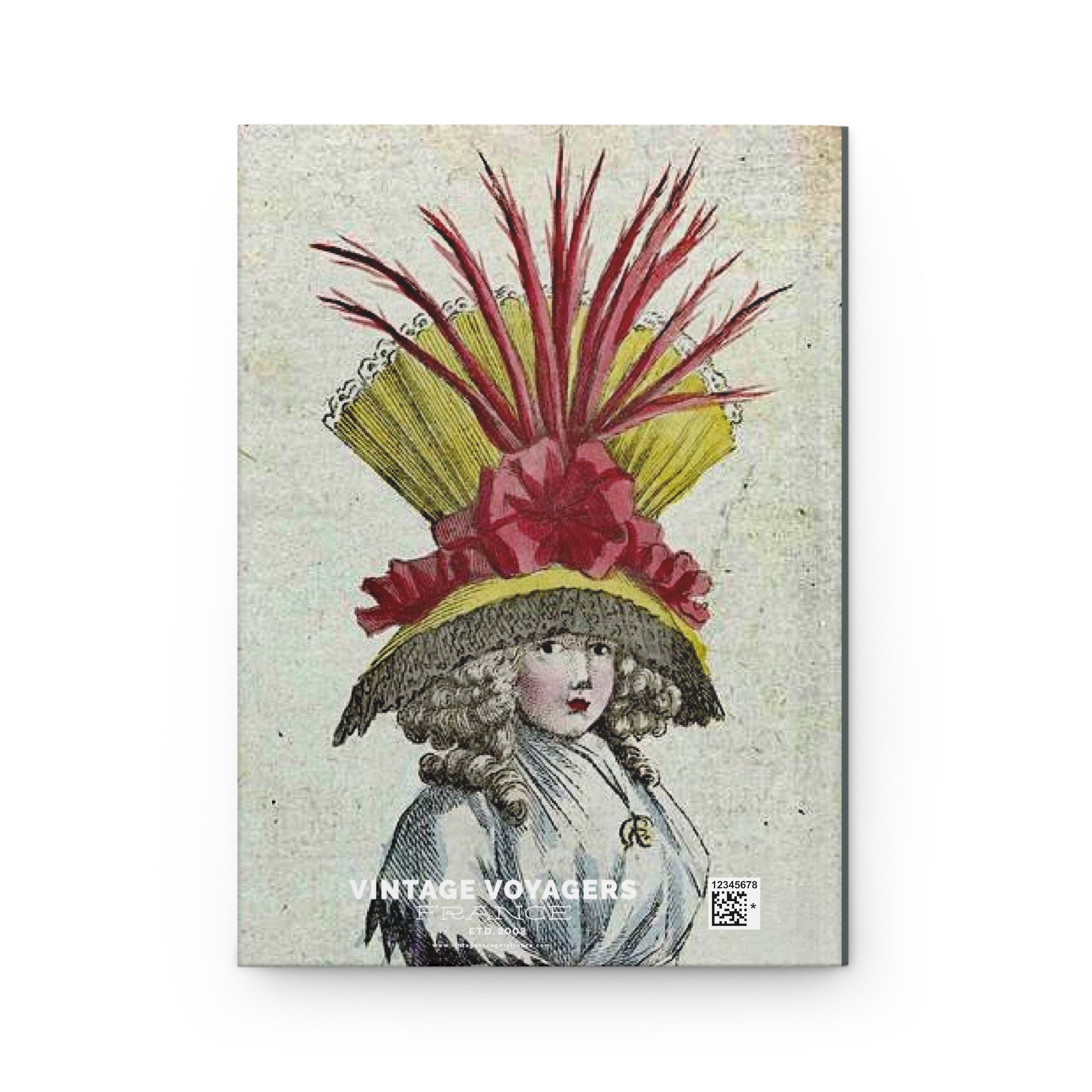 Lady Hardcover Journal – Vintage Fashion Illustration Notebook