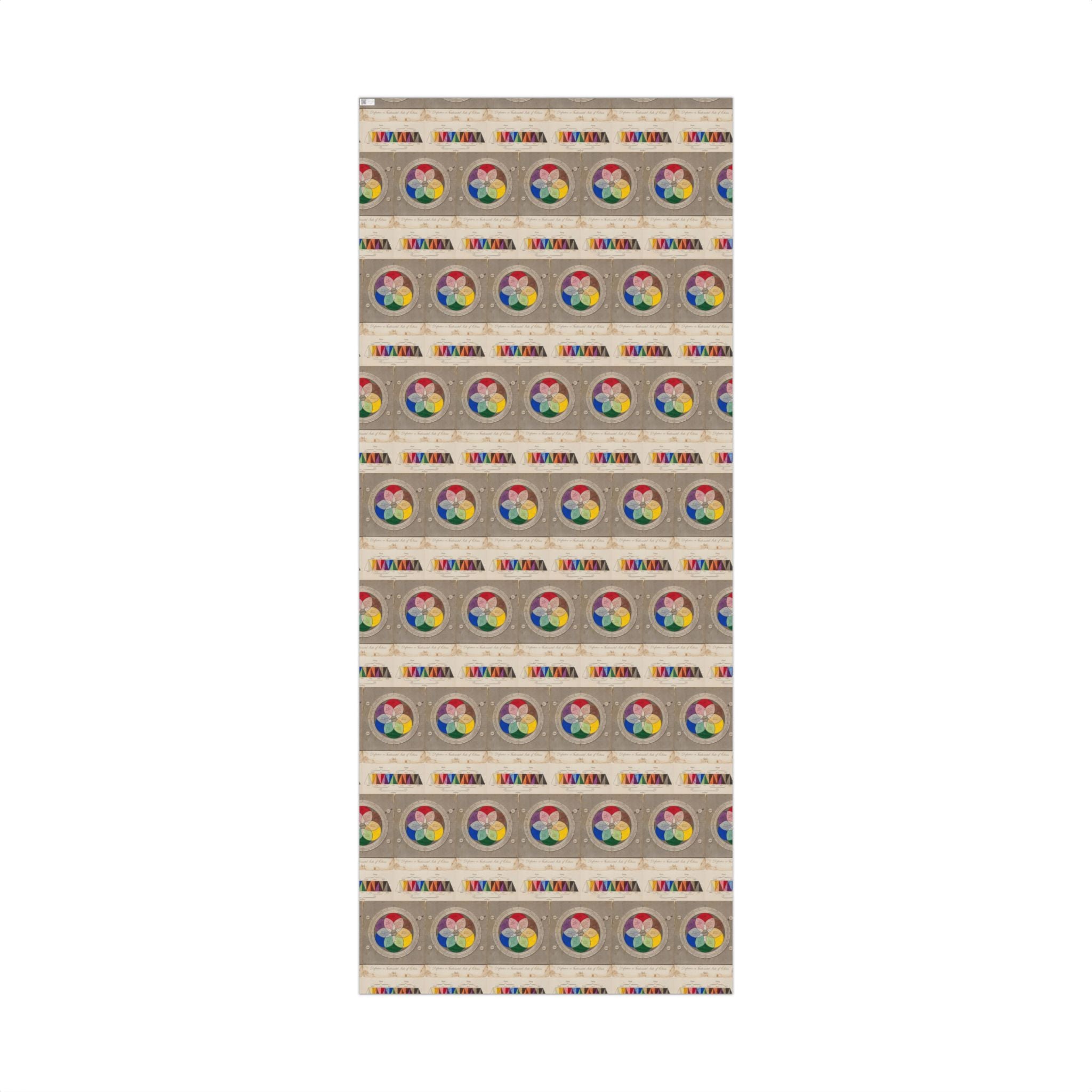 Vintage French Color Wheel Wrapping Paper