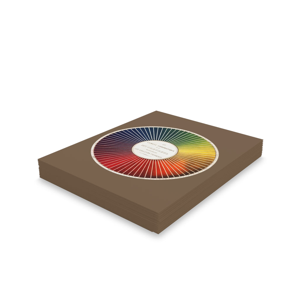 Chromatique Color Wheel Greeting Cards — Blank Notecard Set (8/16/24 pcs)