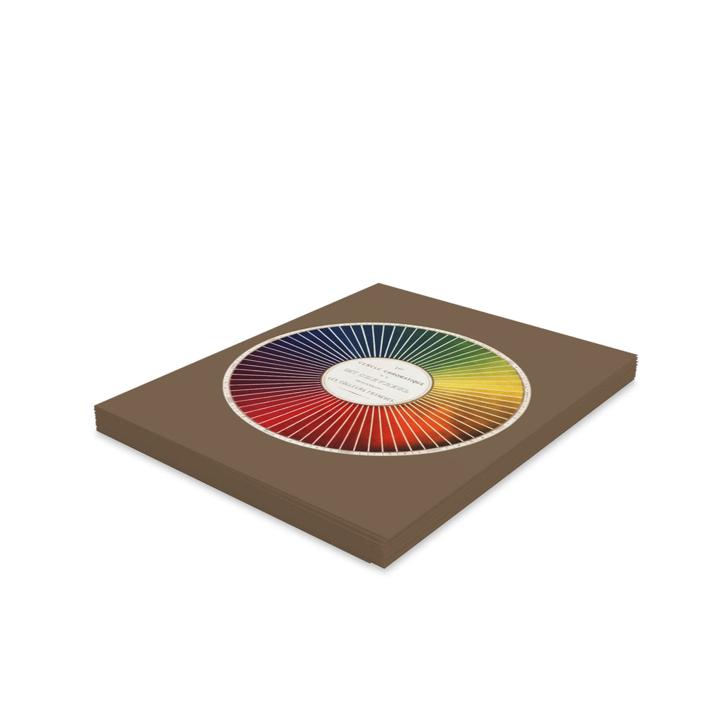 Chromatique Color Wheel Greeting Cards — Blank Notecard Set (8/16/24 pcs)