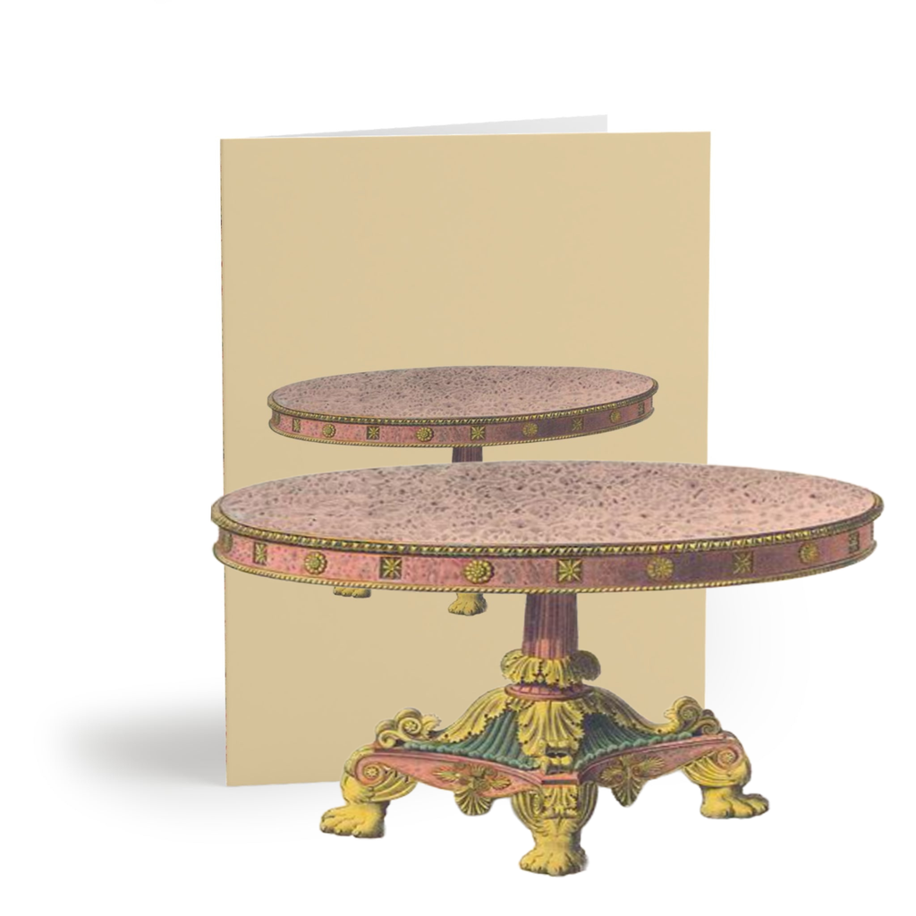 Table Greeting Card