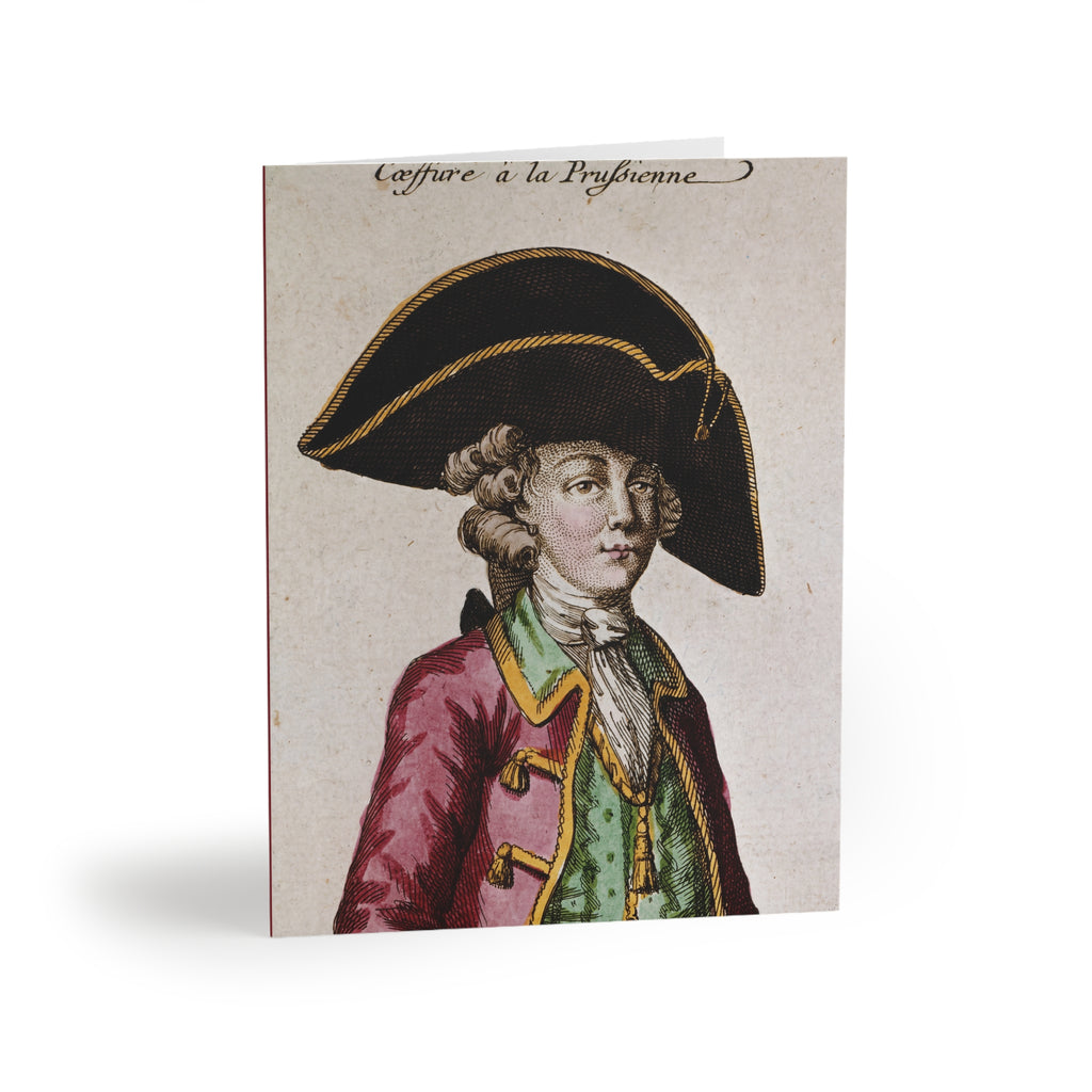 Vintage Dandy Costume Greeting Cards (8/16/24 Pack)