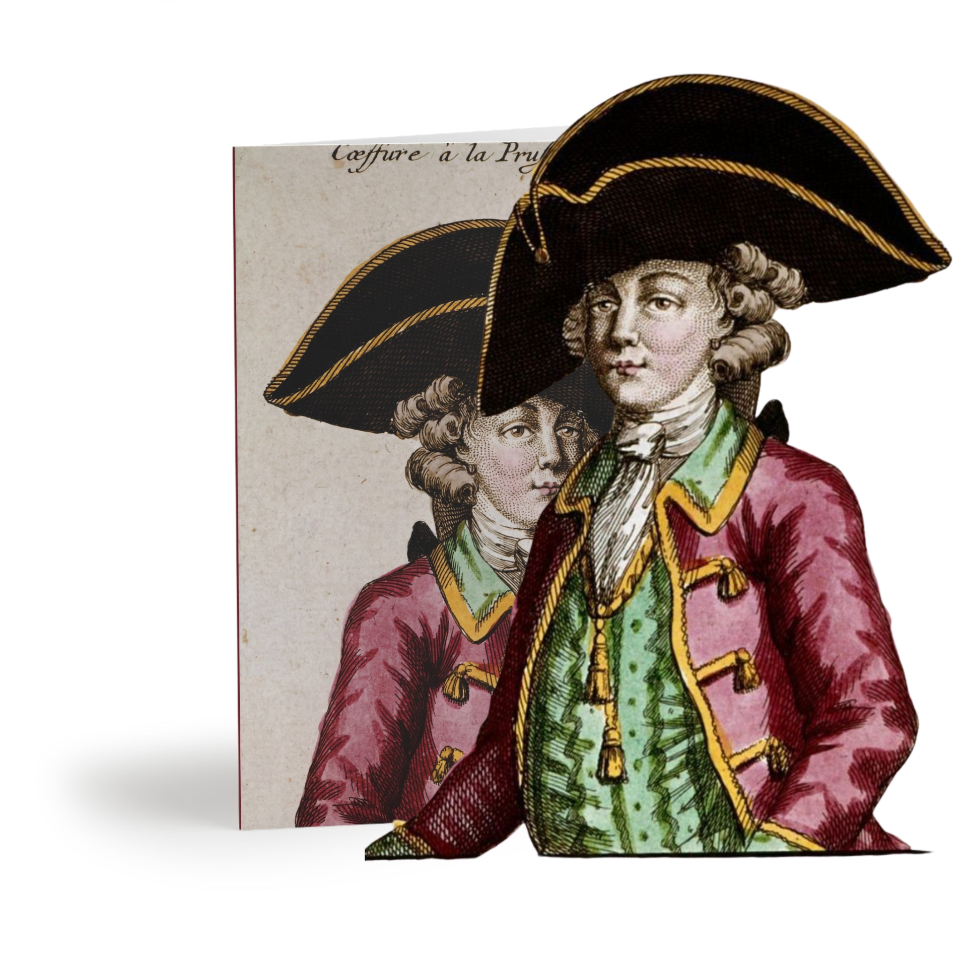 Revolutionary Greeting Card Vintage Voyagers France