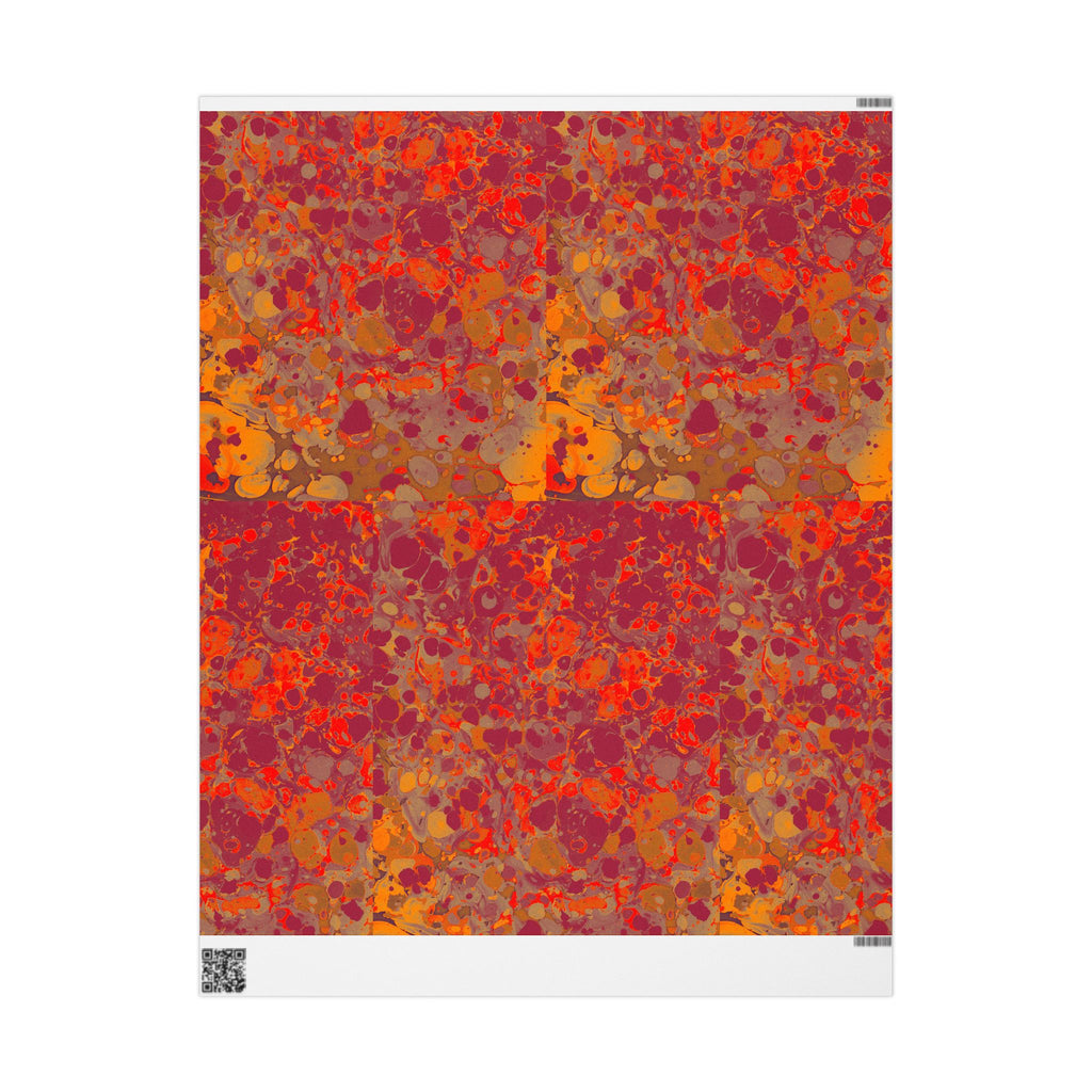 Les Fleur Chrimson Marble Gift Wrap