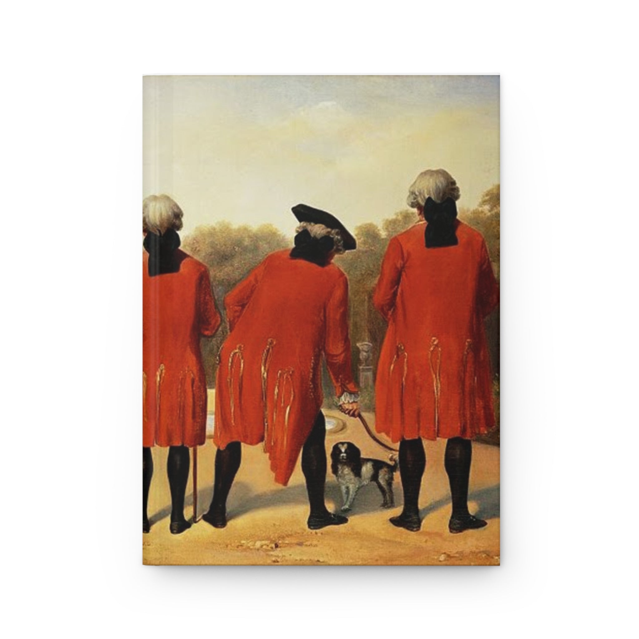 Vintage Voyagers Hardcover Journal — Antique Gentleman Painting Notebook