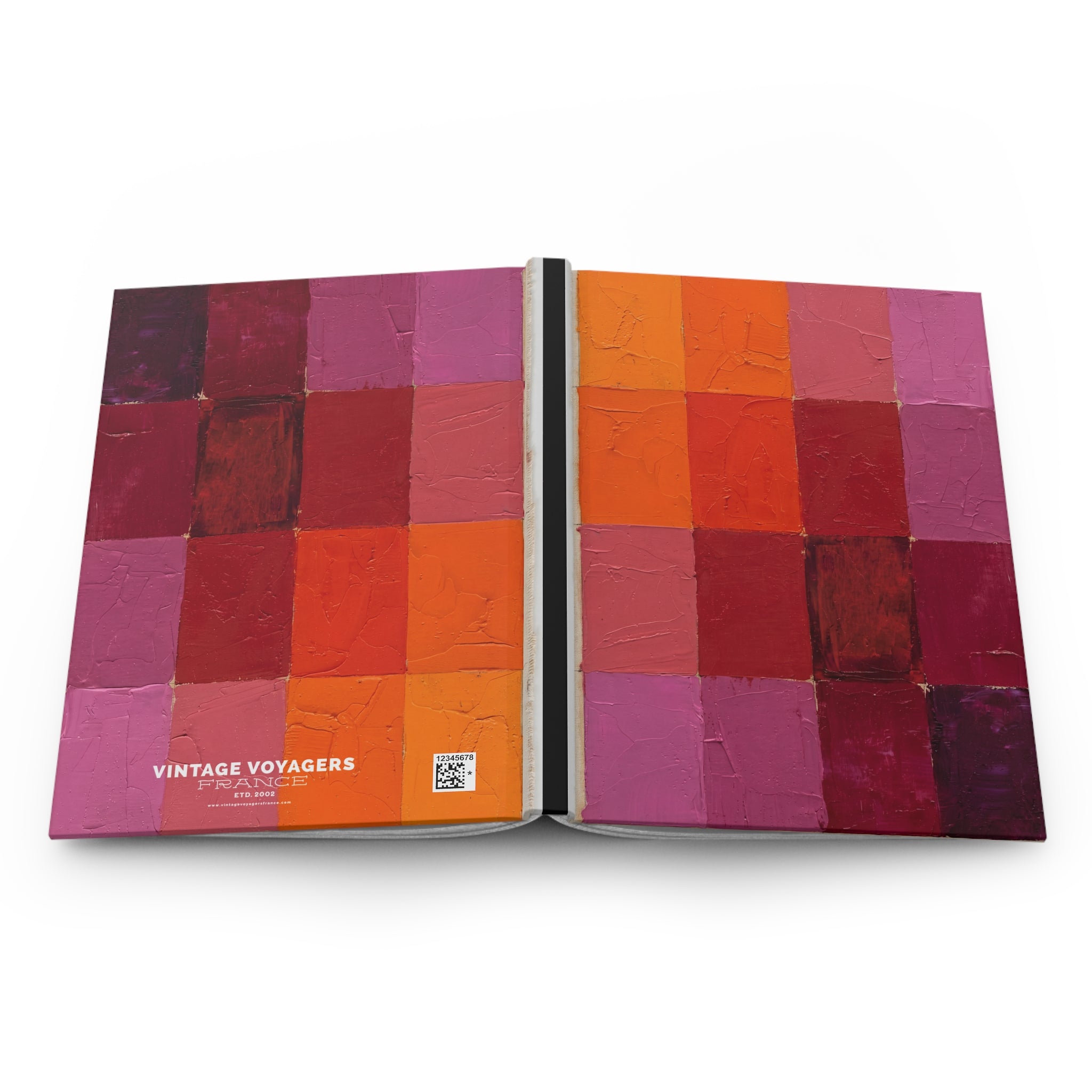 Artist Paint Swatch Hardcover Journal — Matte Color Palette Notebook