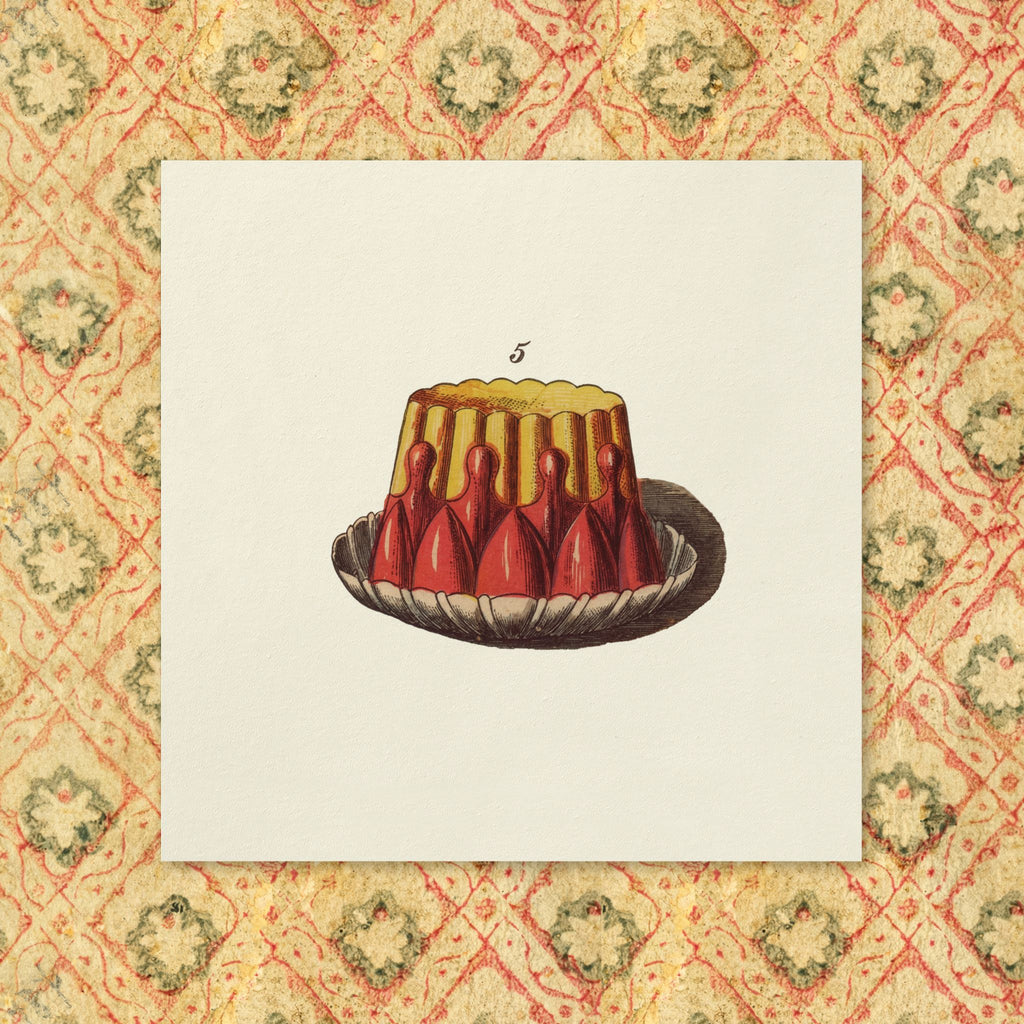 Fête du Thé Jelly Dessert Pudding Paper Napkins