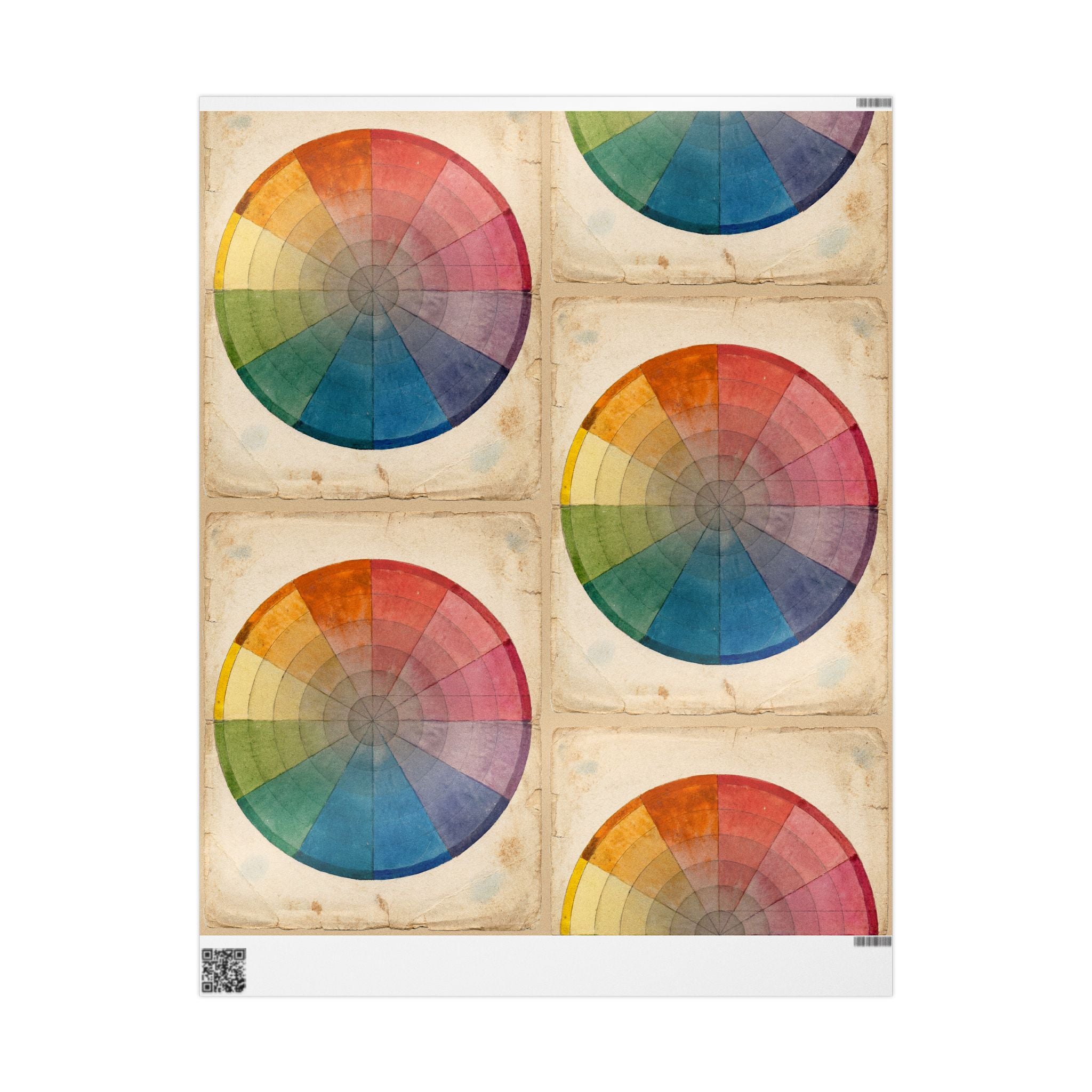 Color Wheel Matte Wrap Paper