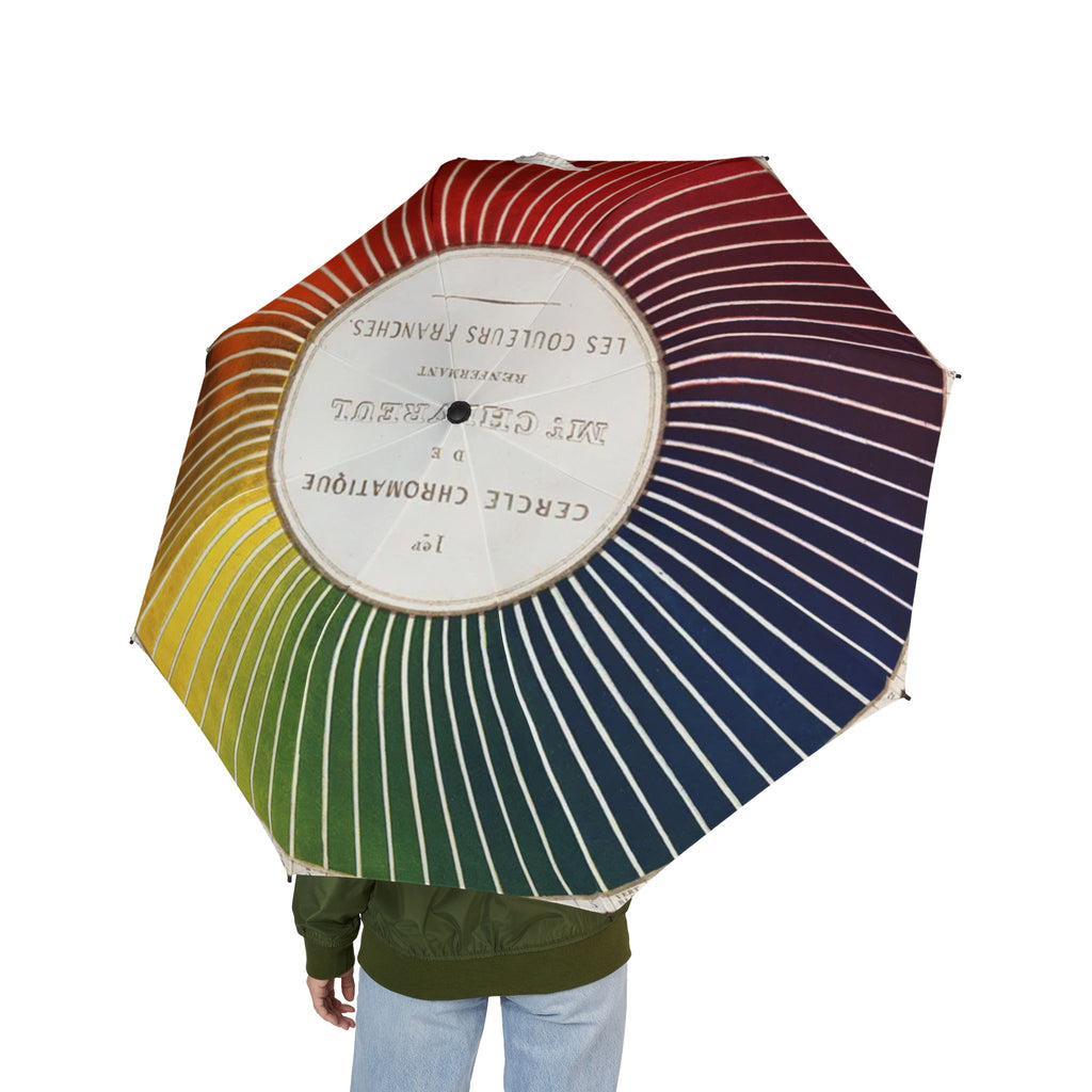 Chromatique Foldable Umbrella — Compact Semi‑Automatic Rain Parasol