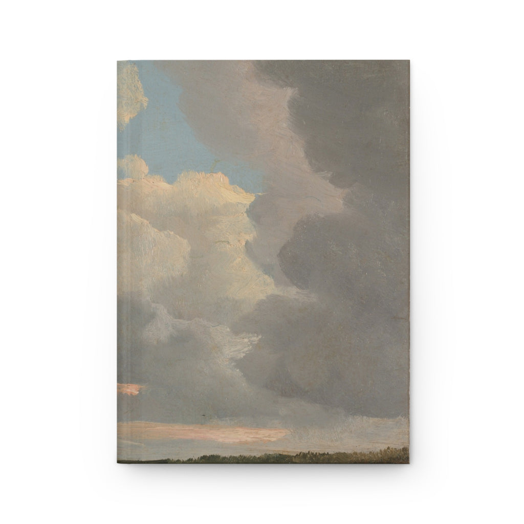 French Cloudscape Hardcover Journal — Matte Sky Art Notebook for Writing & Reflection