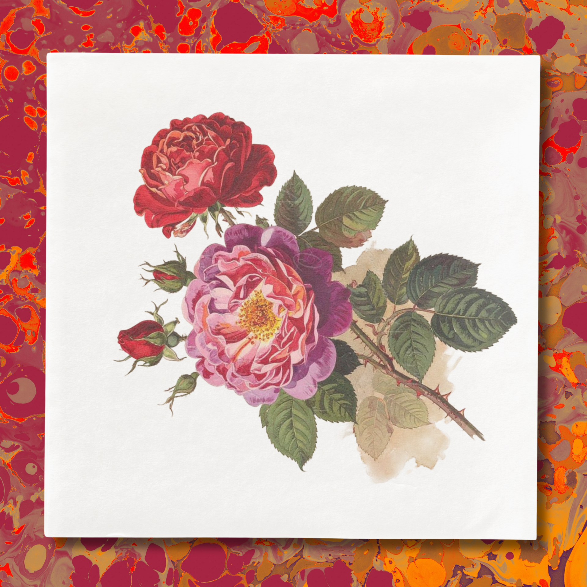 VVF Crimson Paper Dinner Napkin